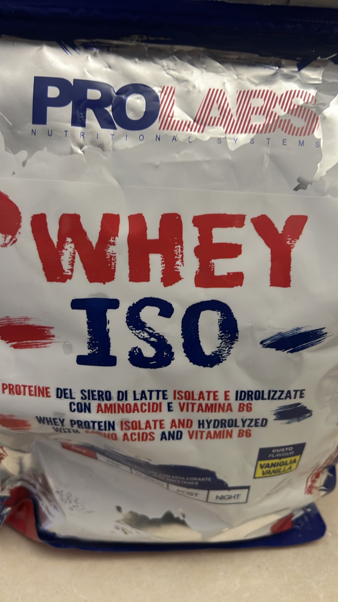 Whey Iso Vaniglia