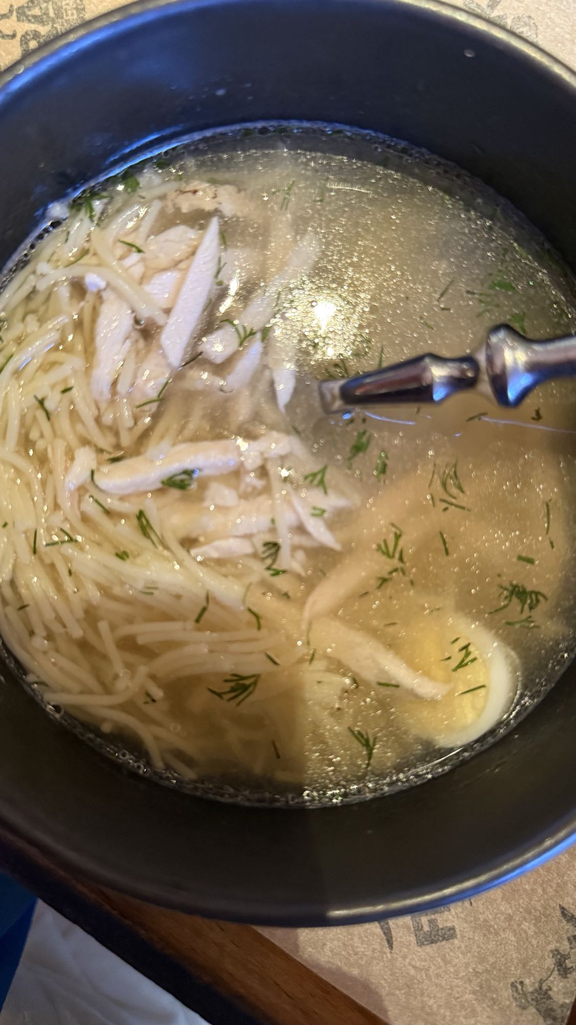 куриный суп с вермишелью