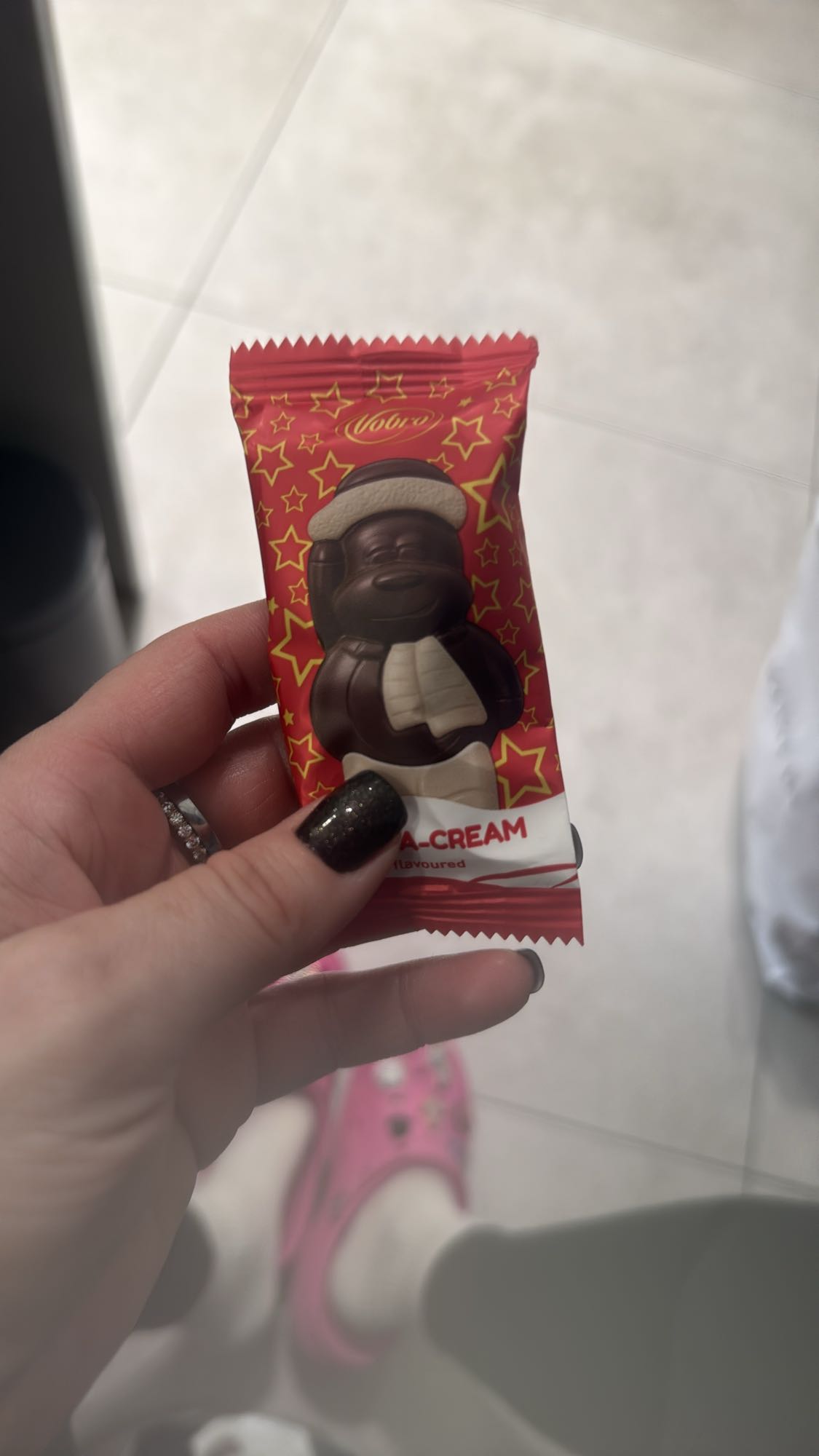 czekoladowy baton świąteczny