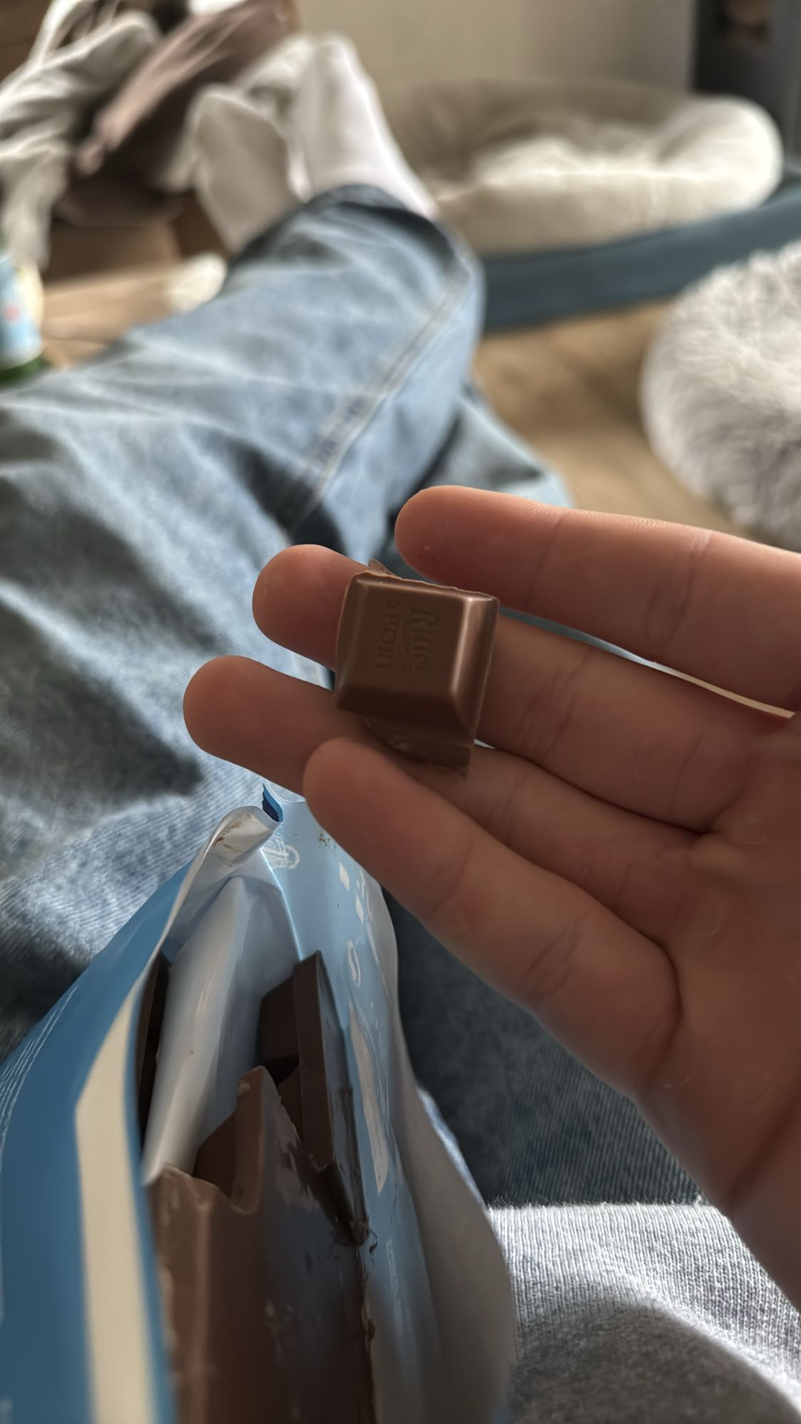 Melkchocolade blokje