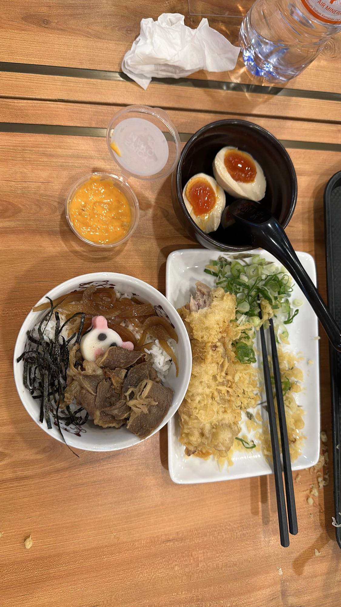 Beef Bowl & Tempura Set