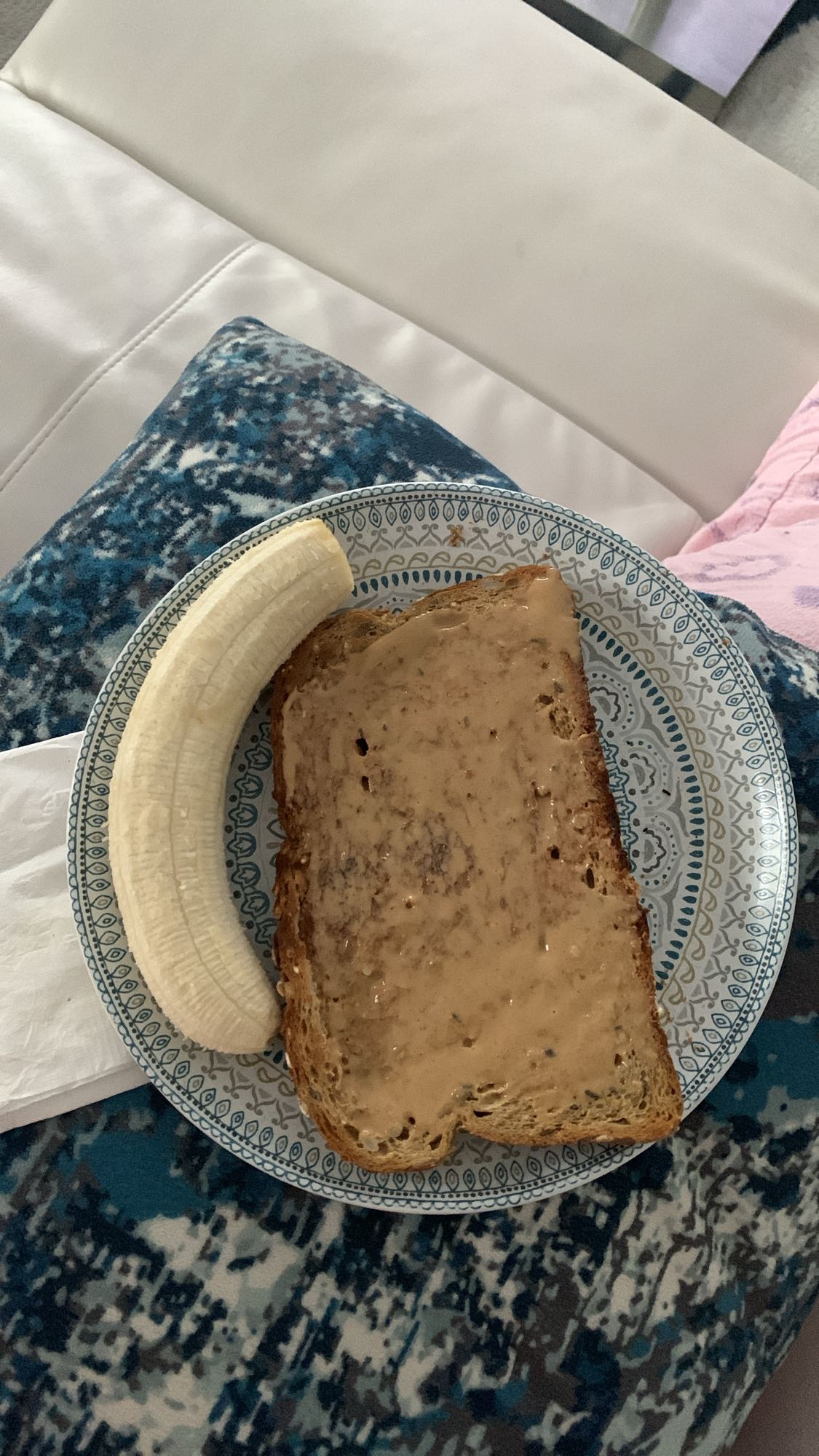 Tartine beurre de cacahuète et banane