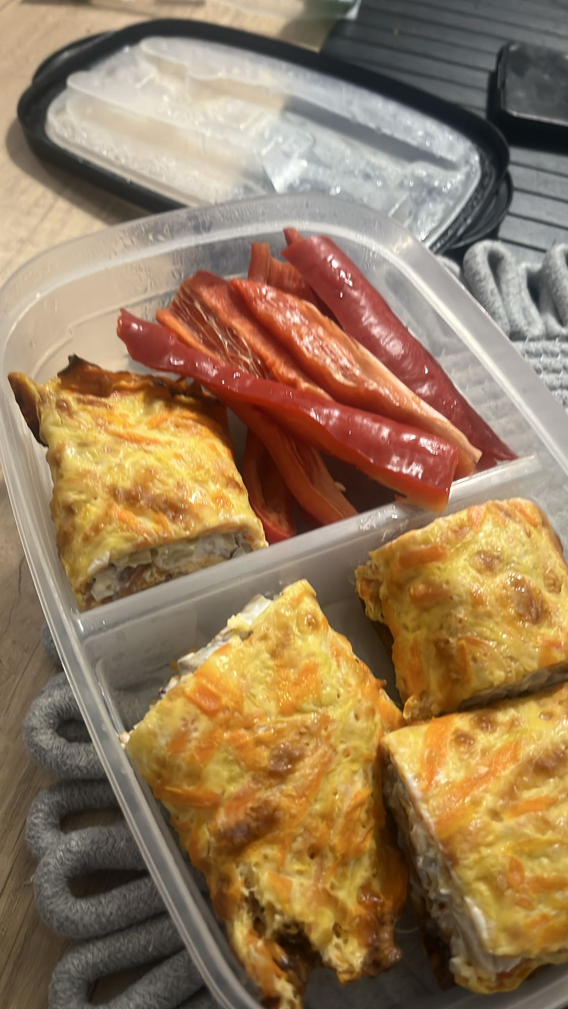 Omletă cu ardei gras