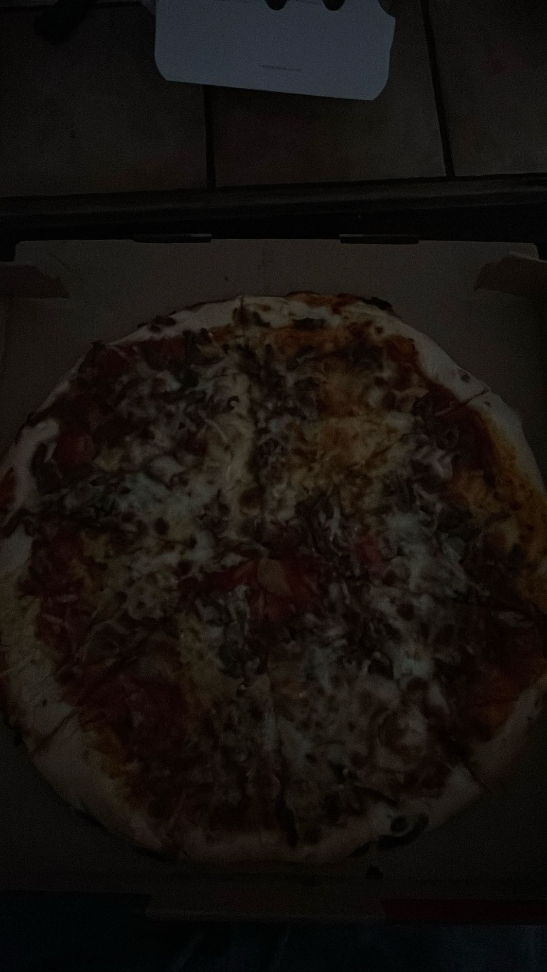 Pizza viande fromage