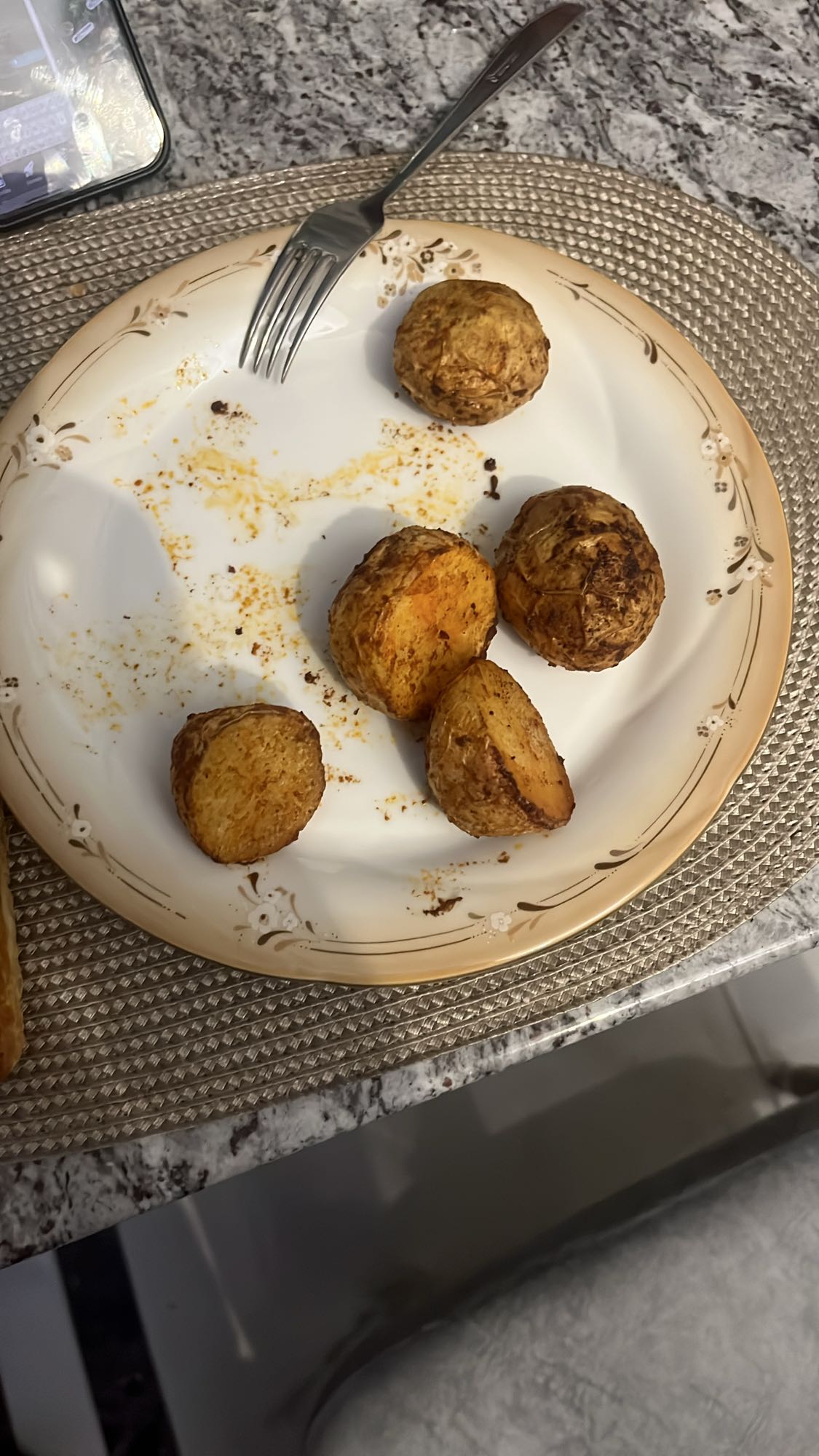 запечённый картофель