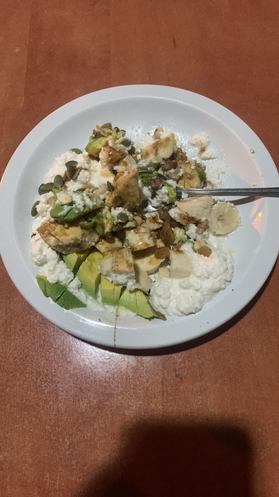 Chicken cottage salad