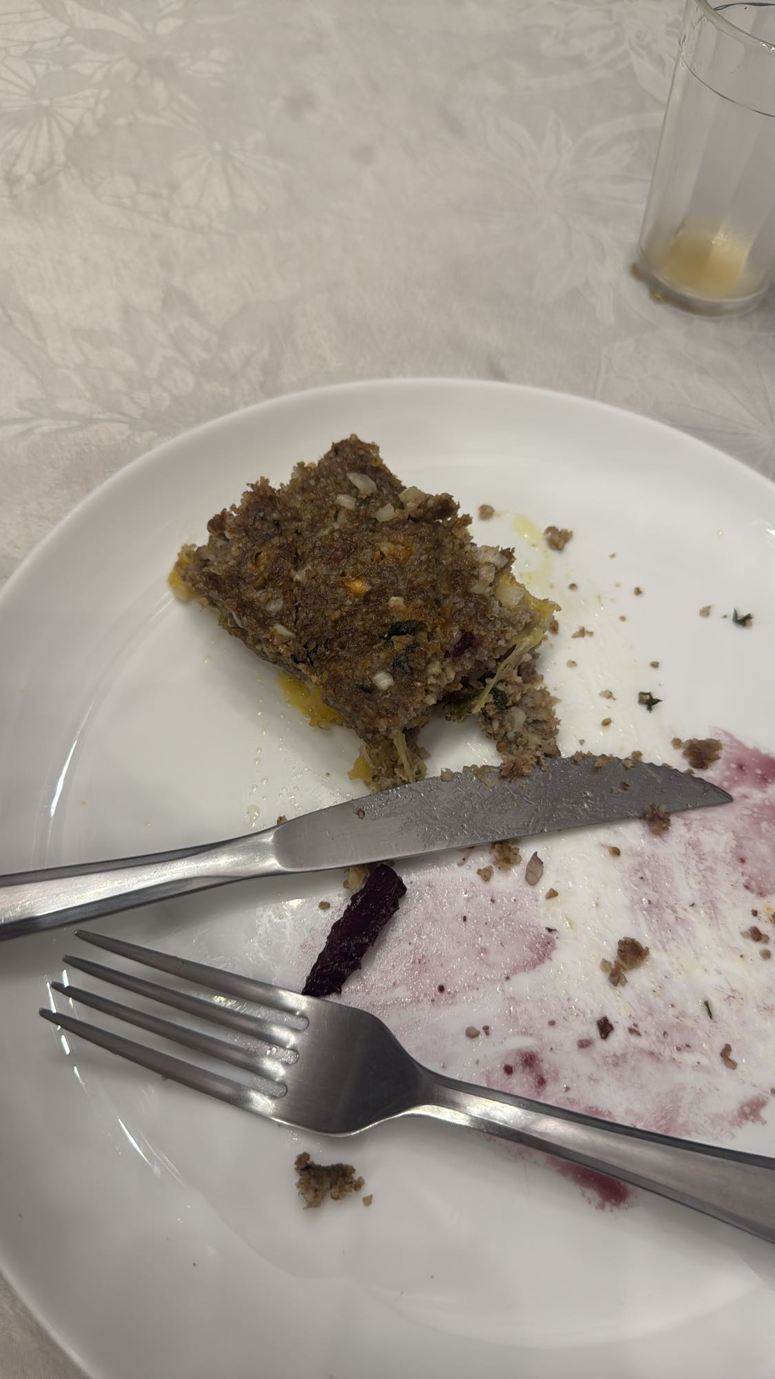 Quibe de forno com legumes