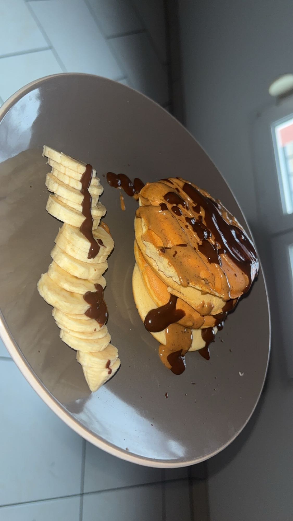 Pancakes banane choco