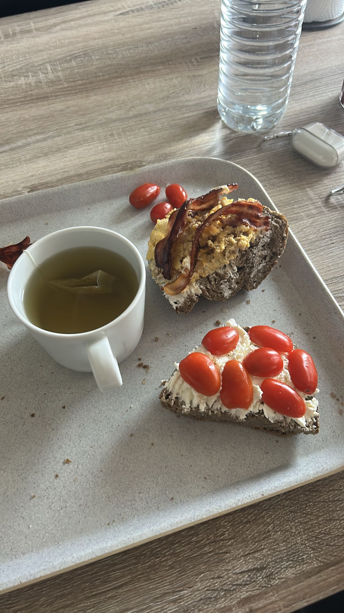 Tartines au pain complet