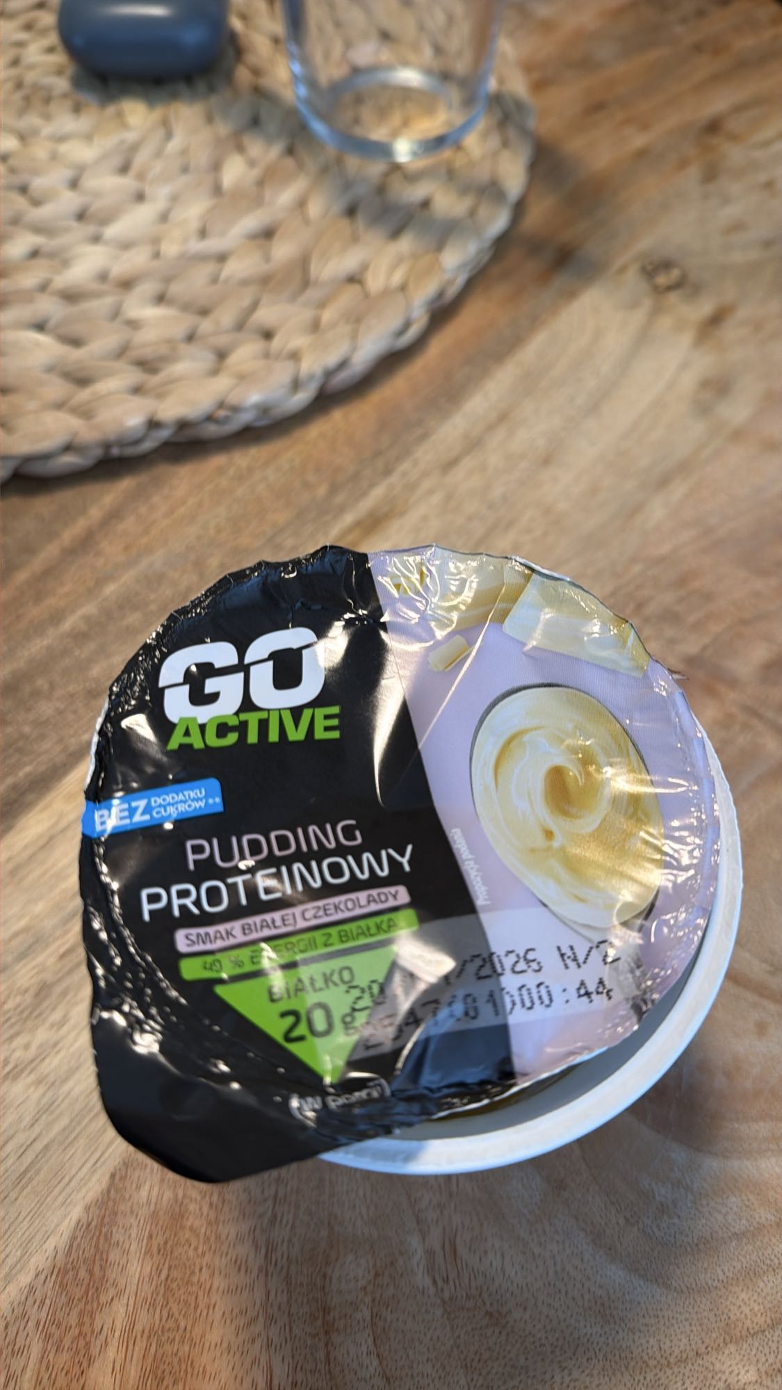 Pudding biała czekolada