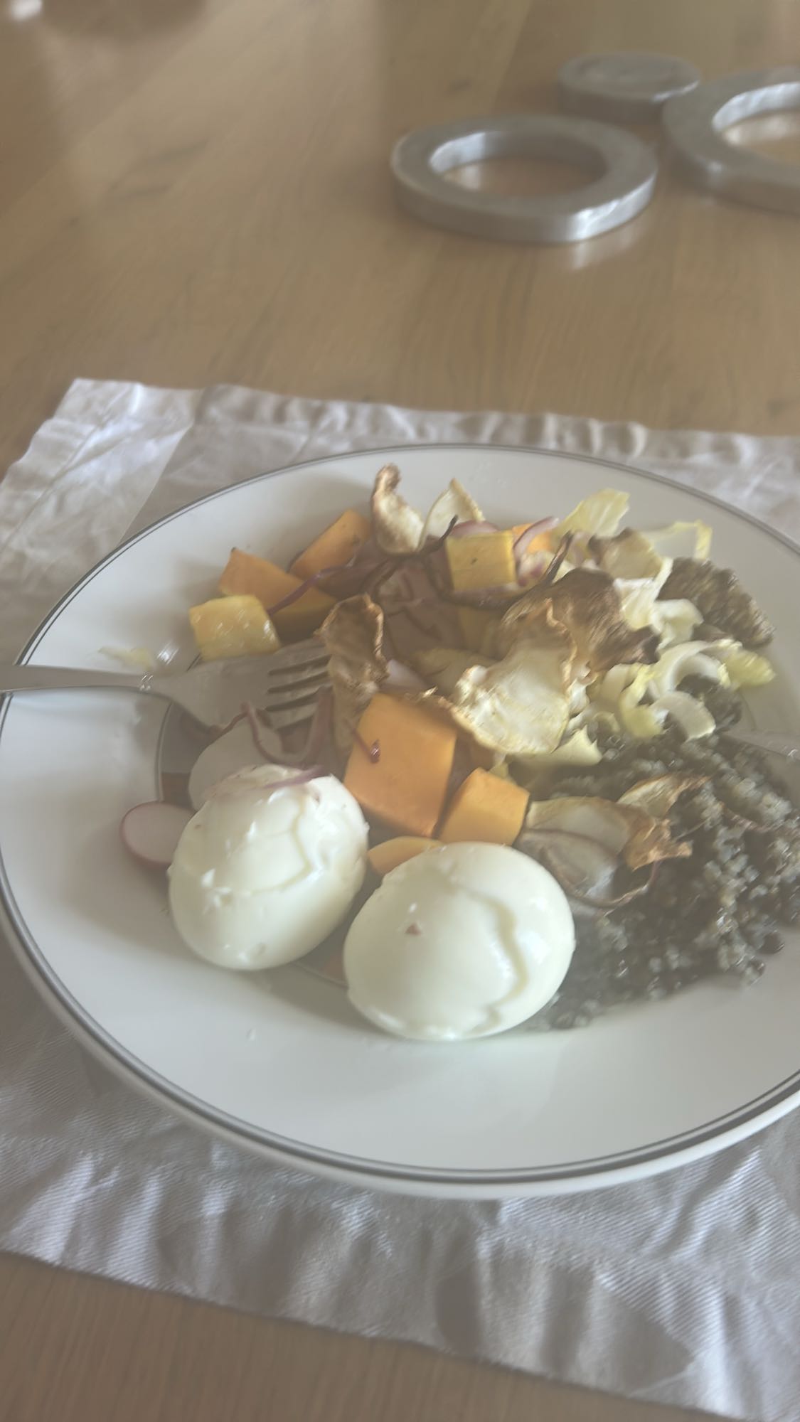 salade œufs et légumes