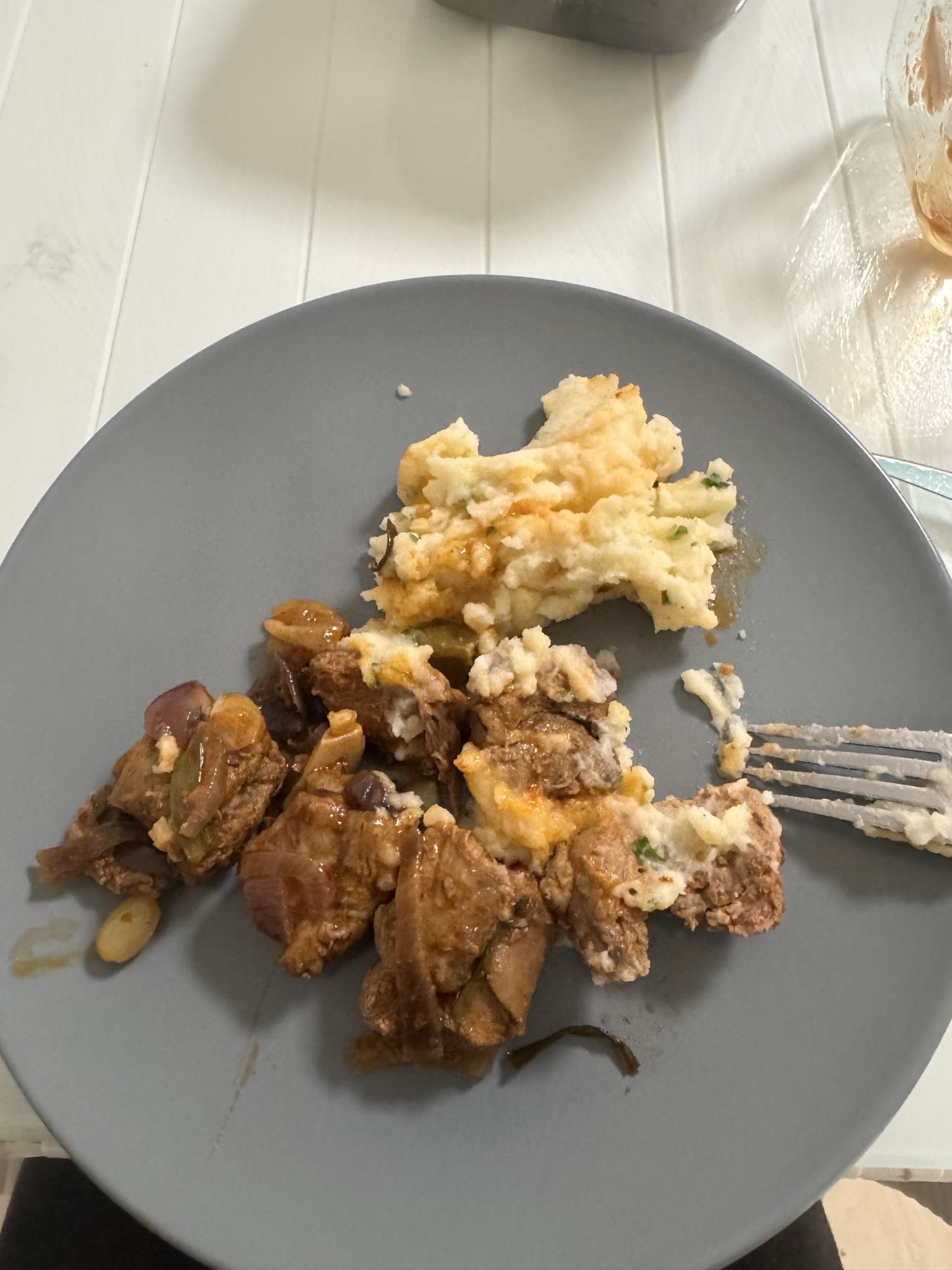 мясо с пюре