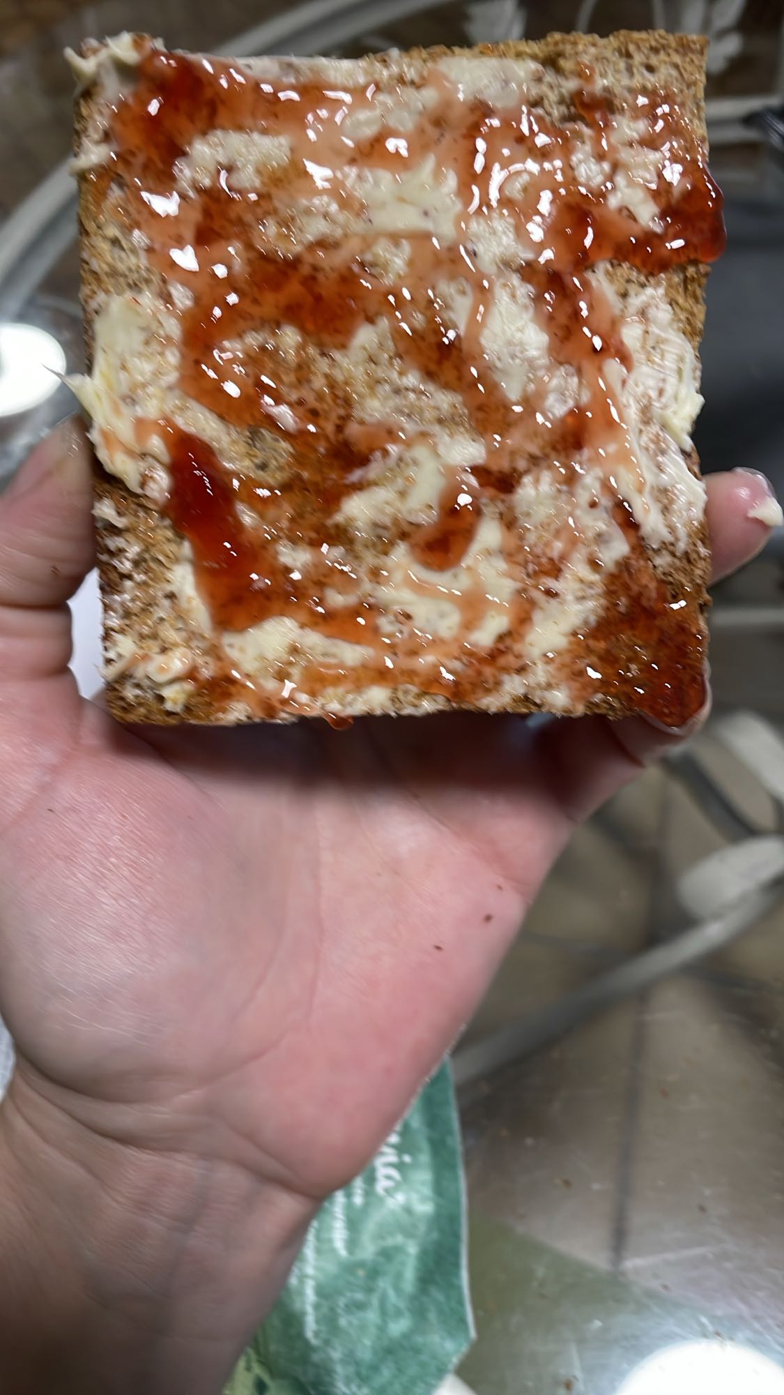 Tartine beurre confiture