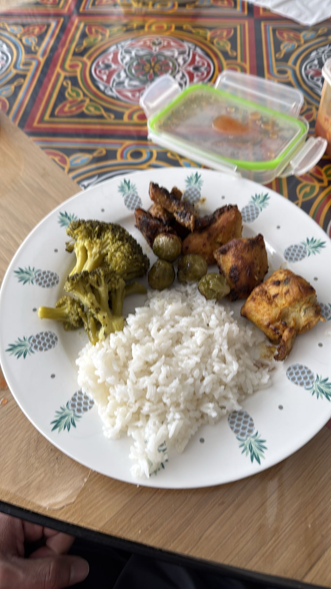 Grilled Chicken with Rice