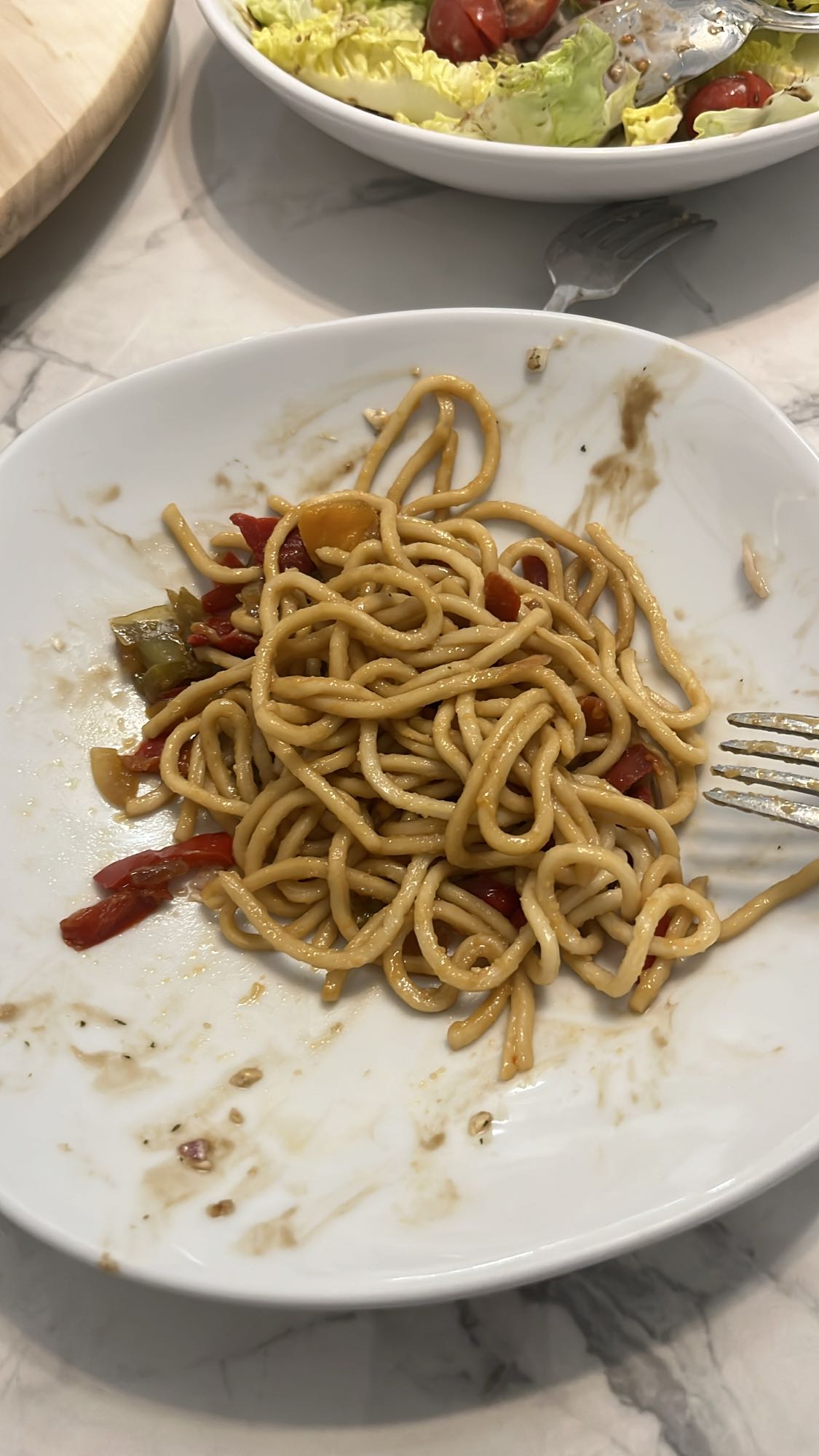 Nouilles sautées légumes