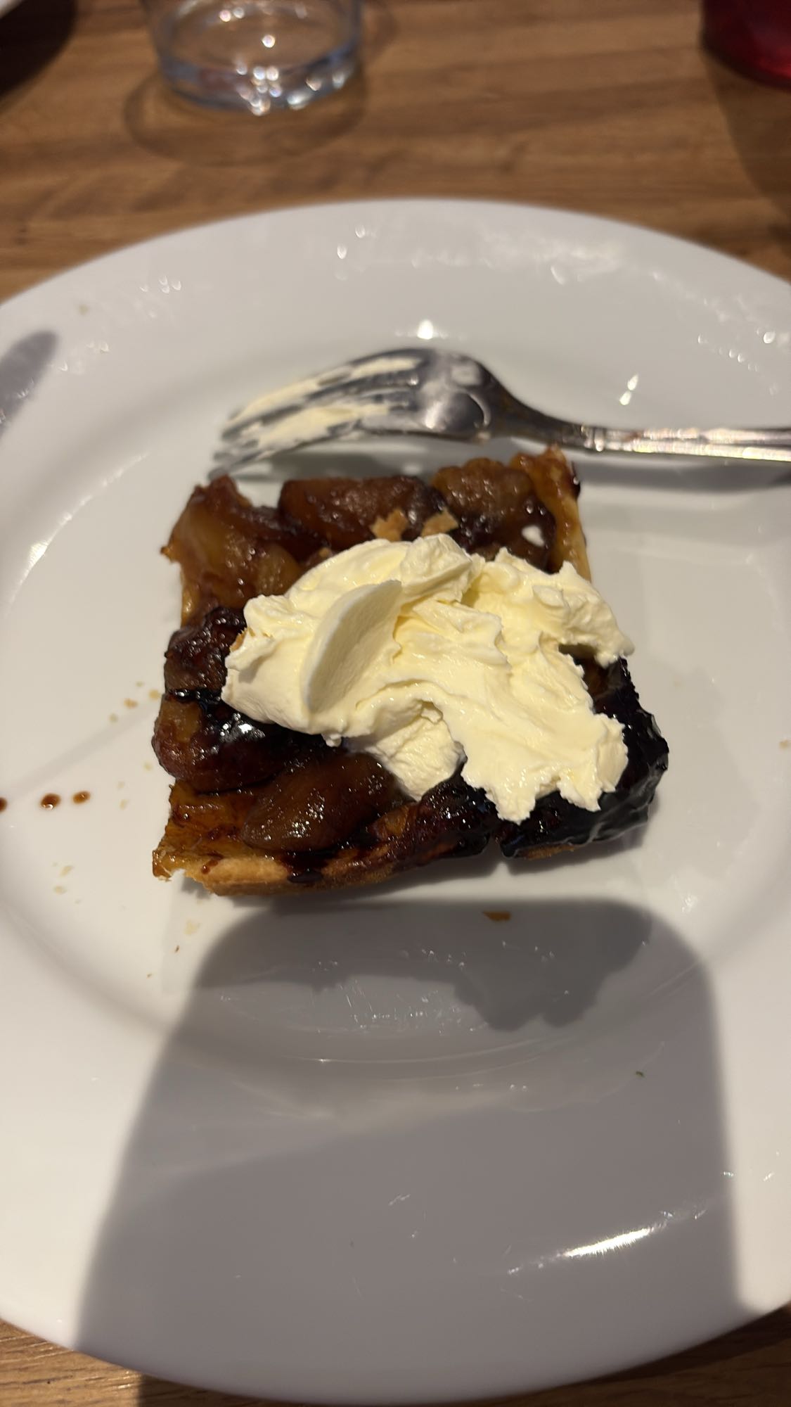 Tarte tatin crème