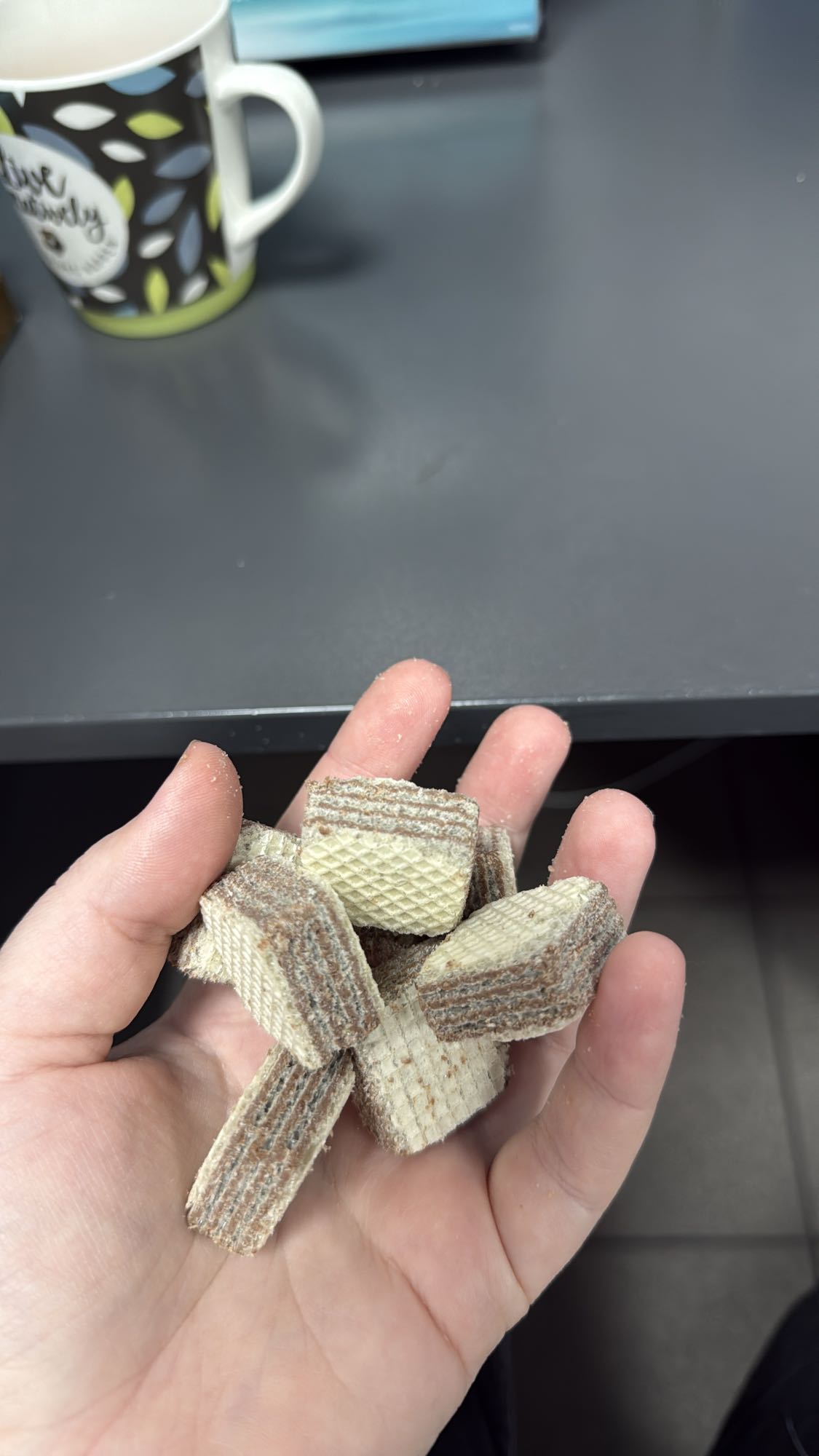 Napolitane cu ciocolată