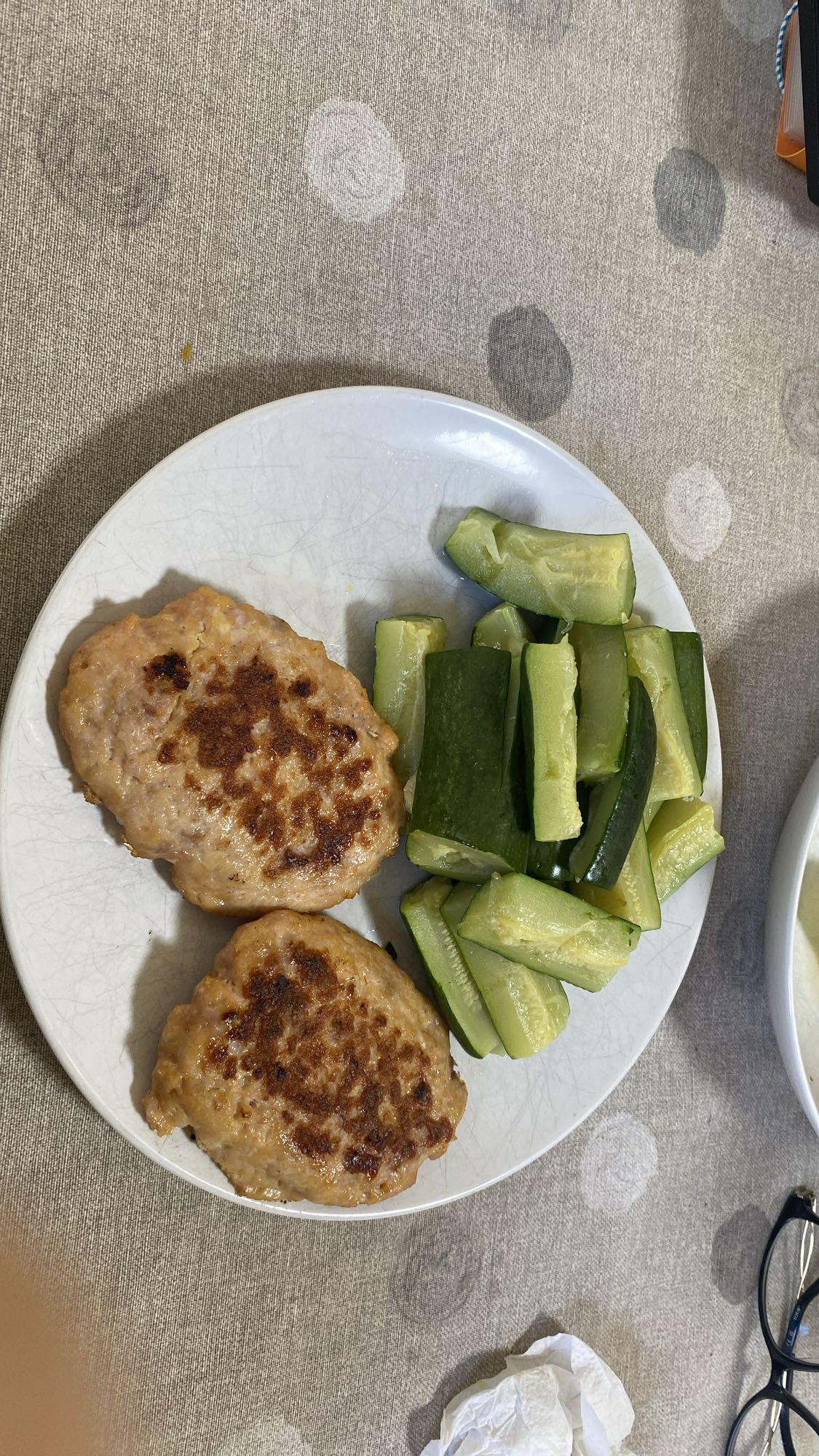 Hamburguesas con calabacín