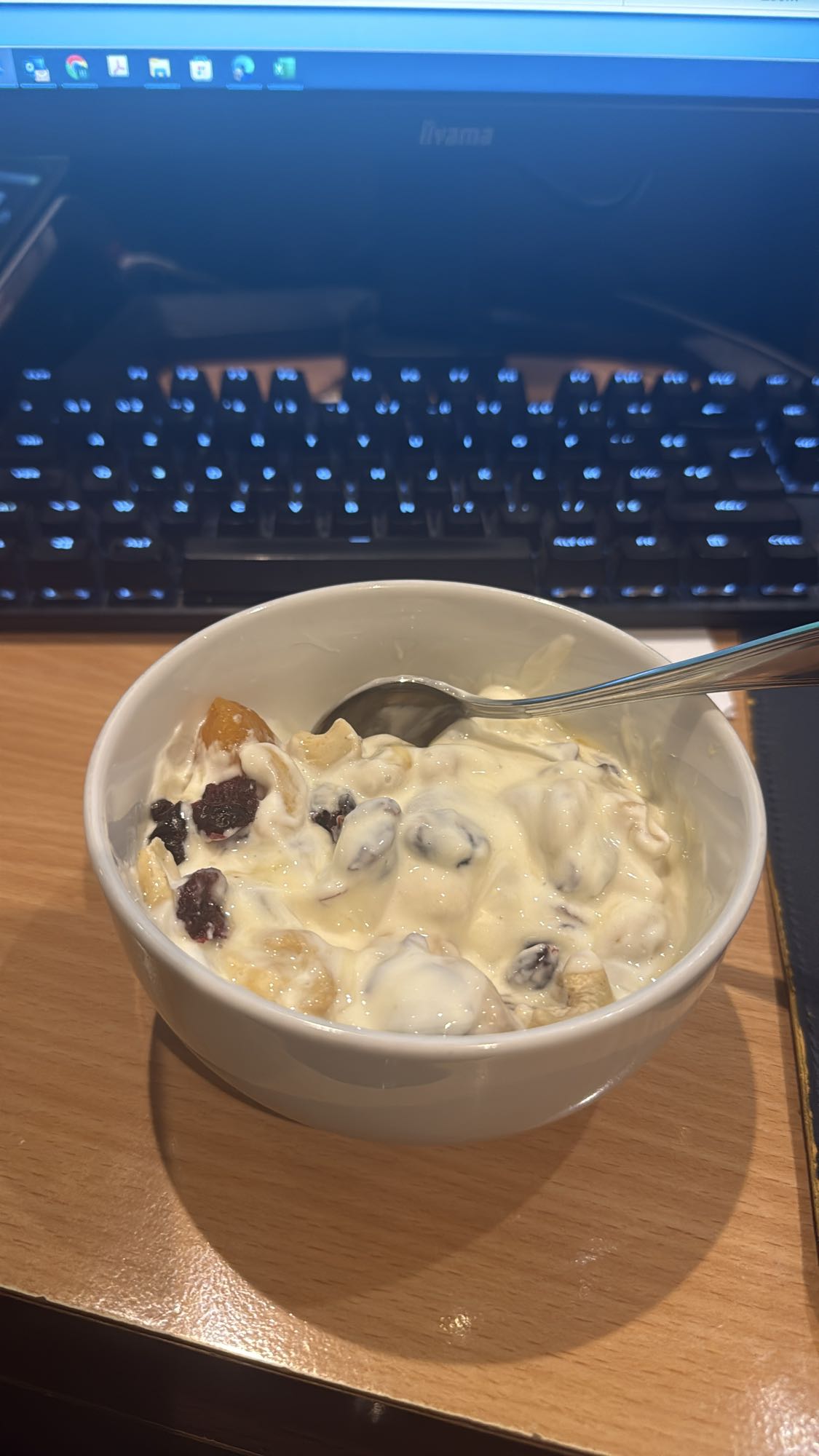 Yaourt aux fruits secs