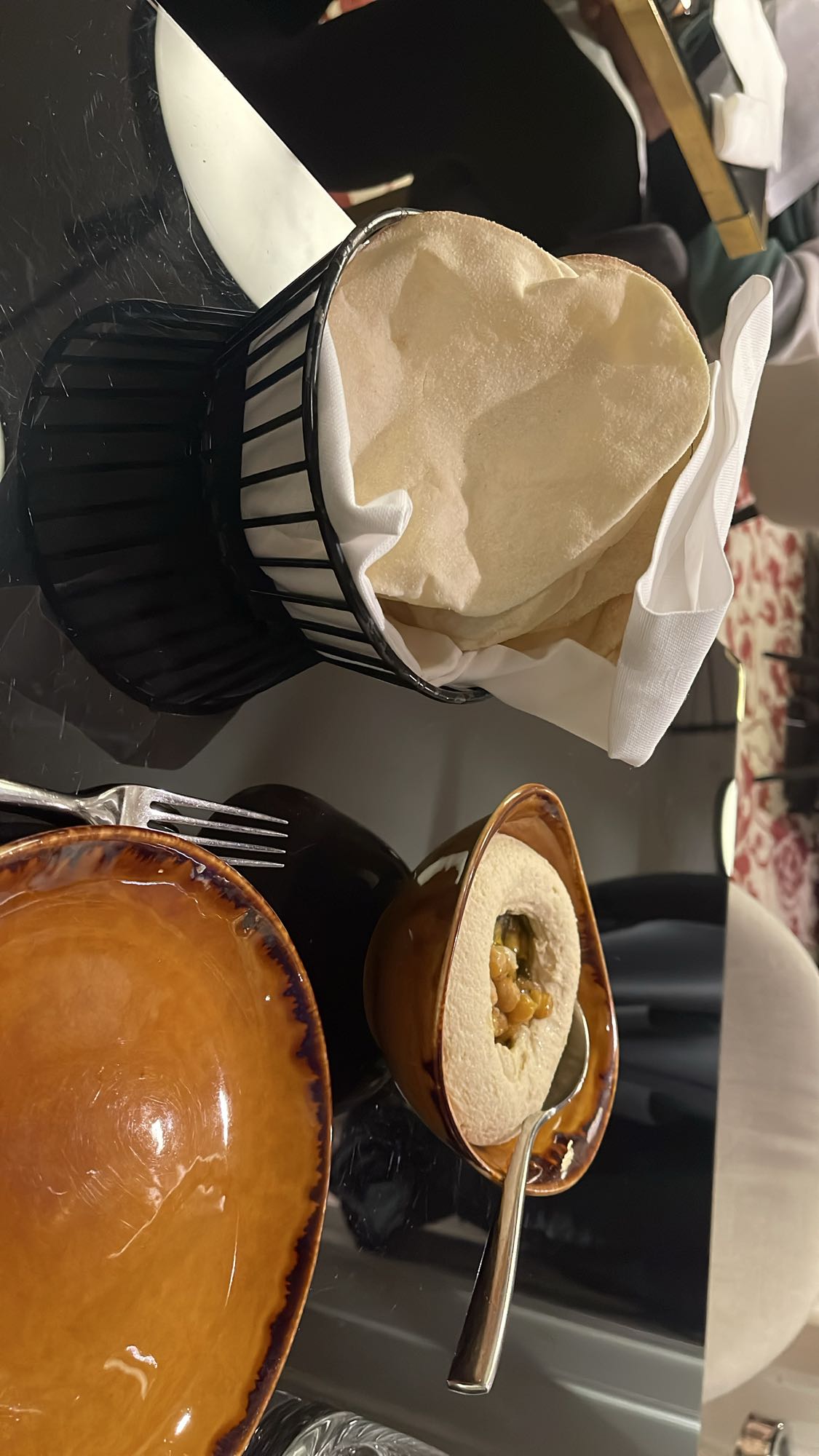 Hummus with pita bread