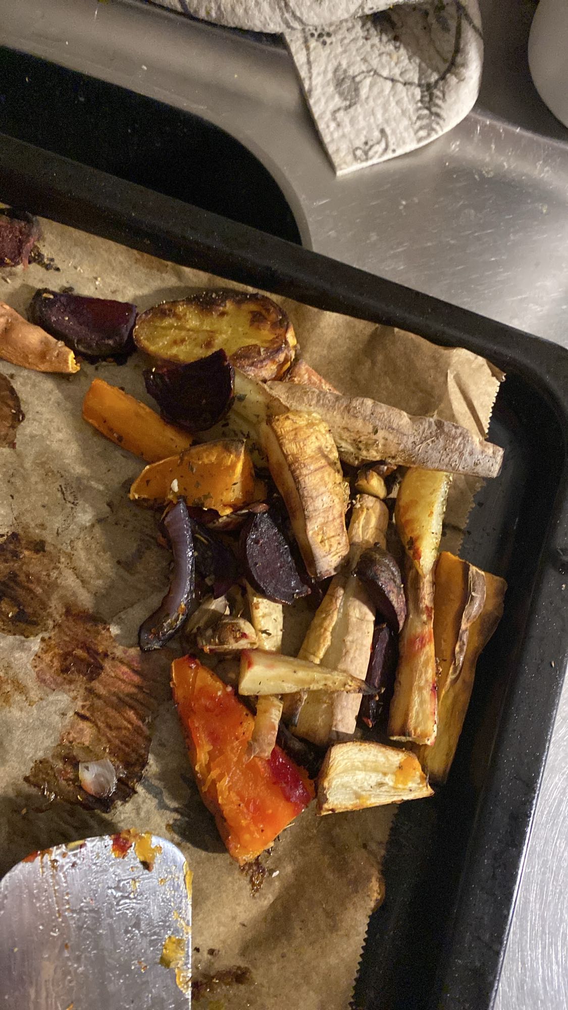 Ugnsrostade rotfrukter