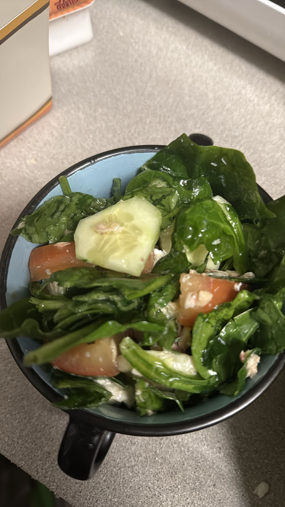 ensalada de espinaca