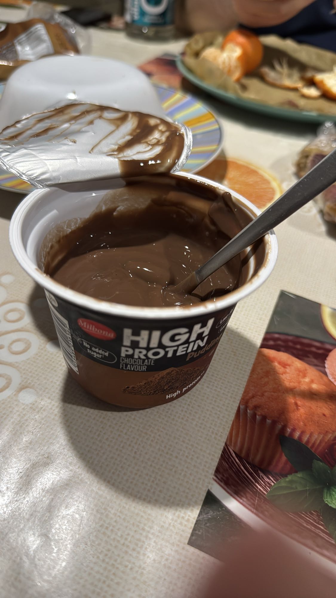 Budincă proteică ciocolată