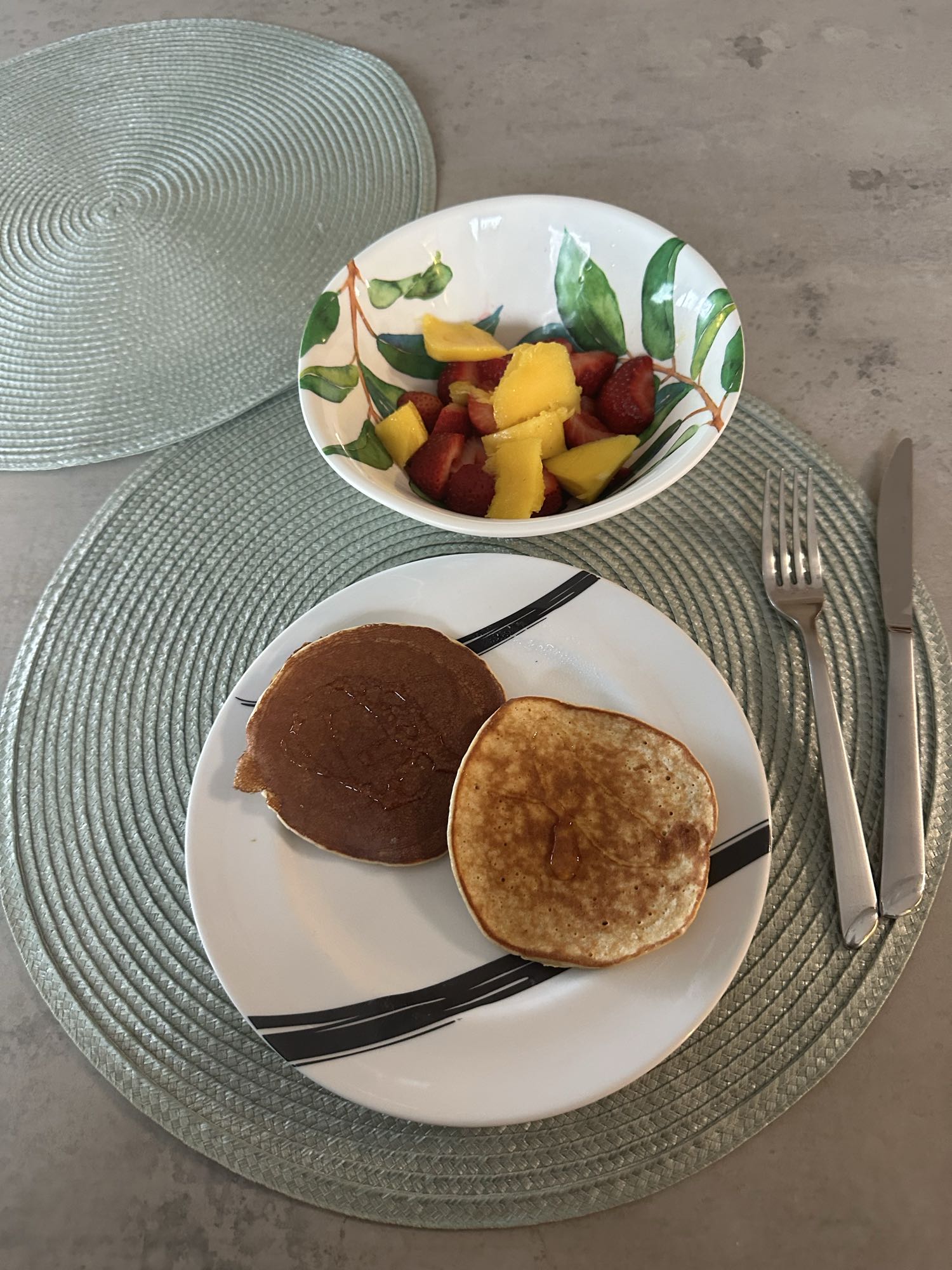 Panqueques con frutas