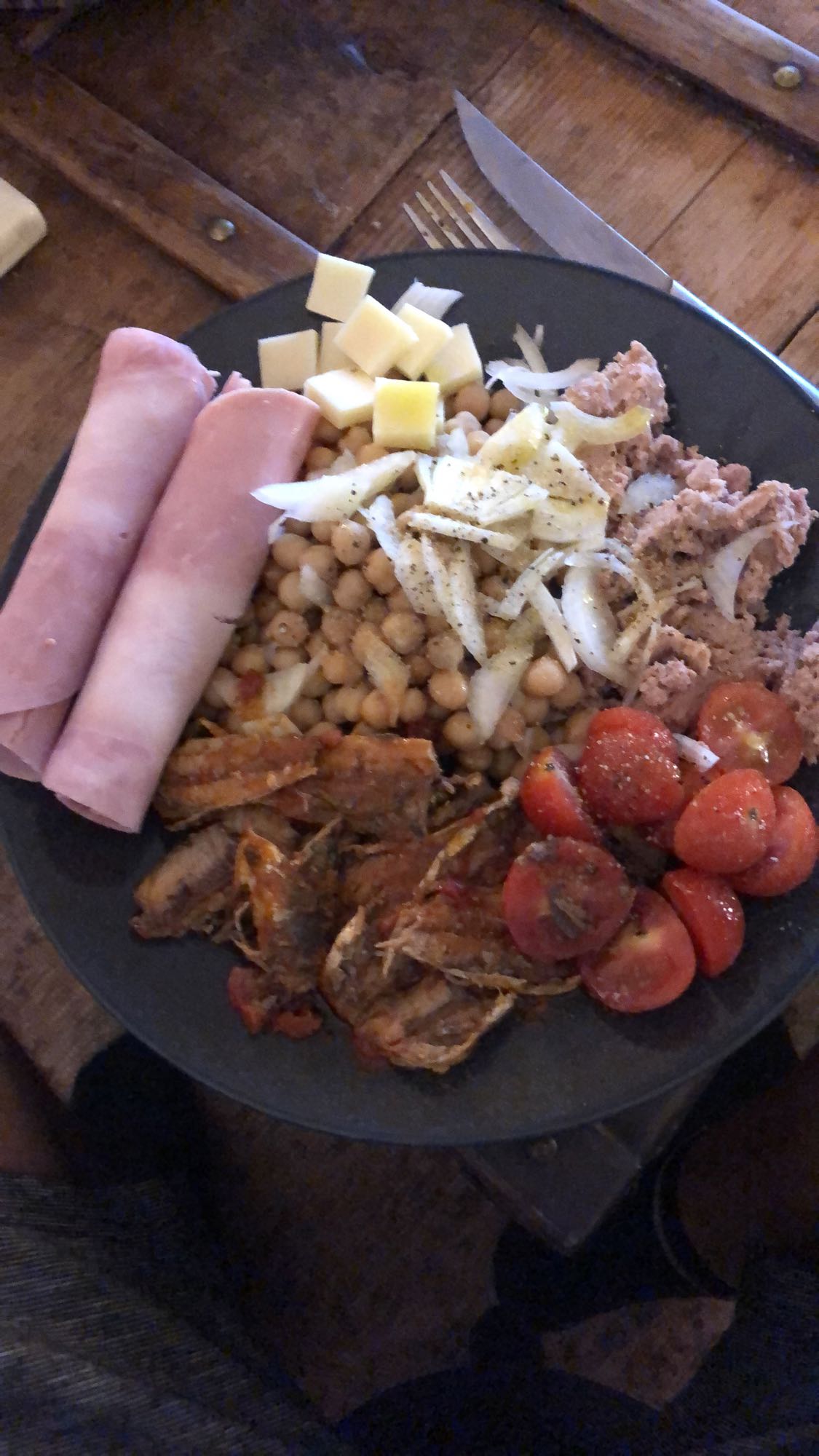 Assiette protéinée mixte