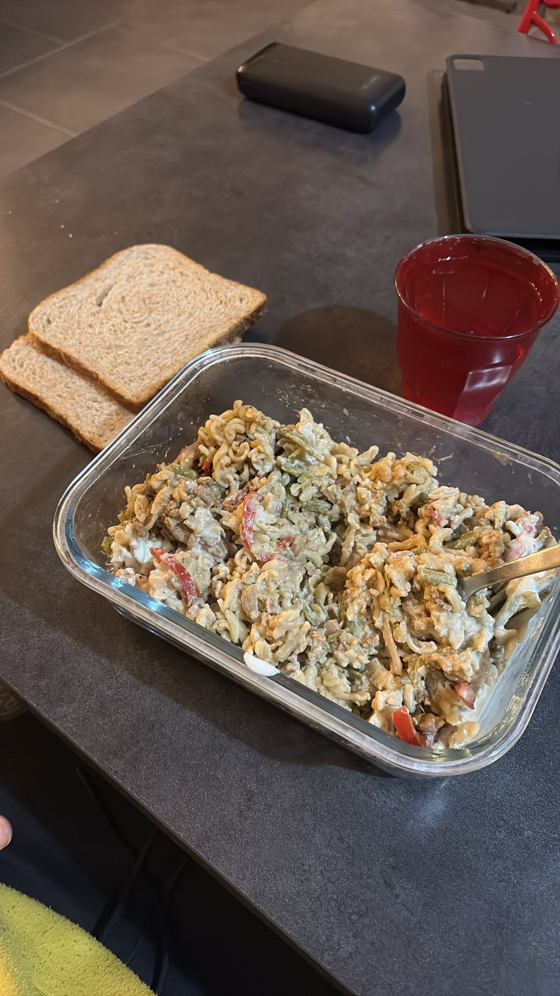 Salade de pâtes crémeuse