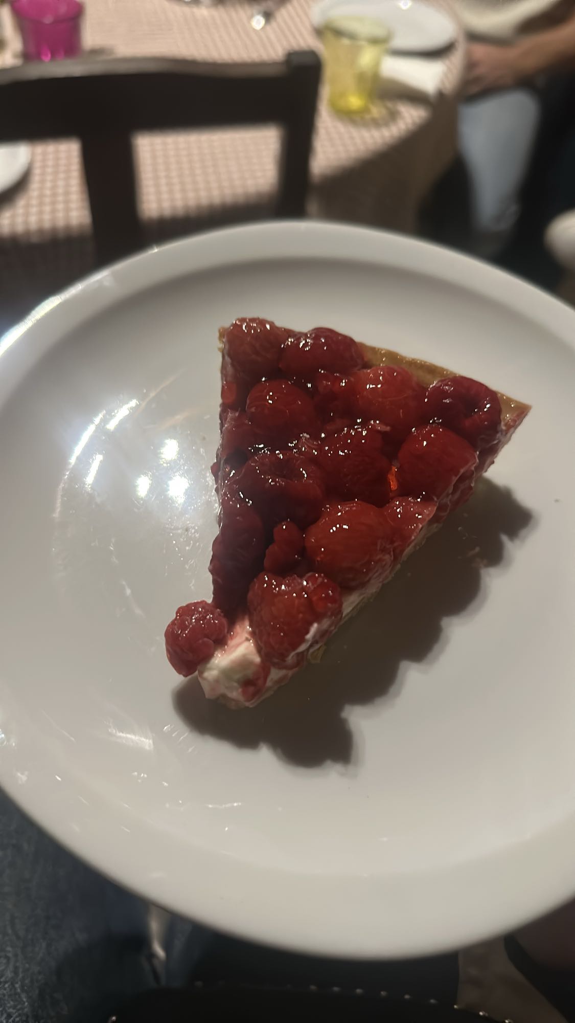 Tarte aux framboises