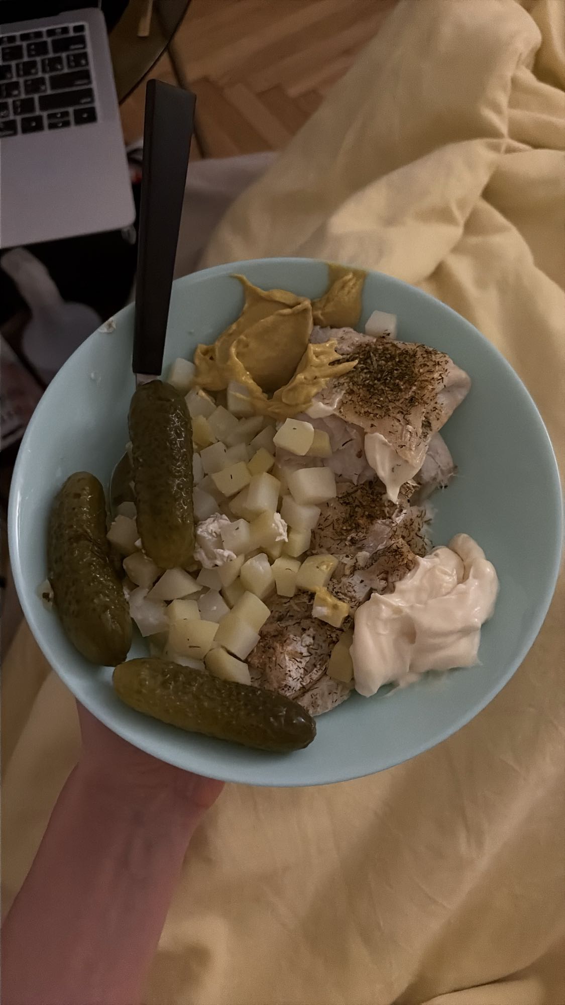 курица с гарниром