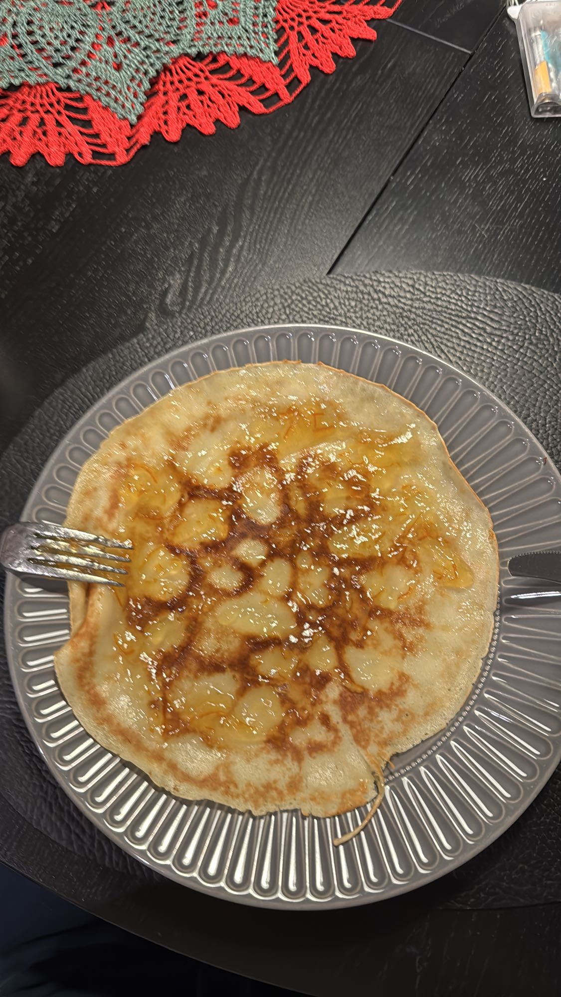 Pancake with syrup