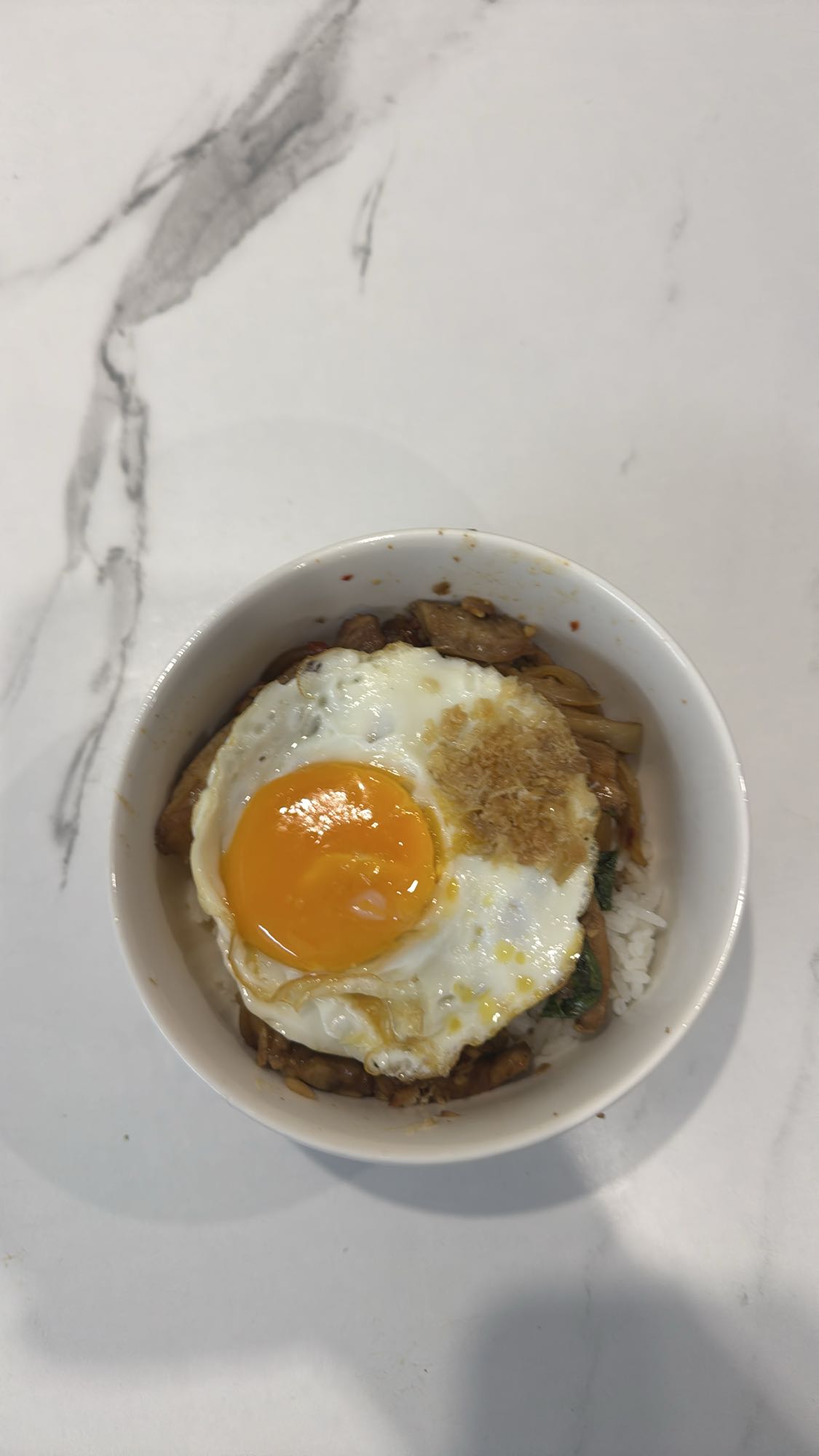 Egg & Chicken Rice Bowl