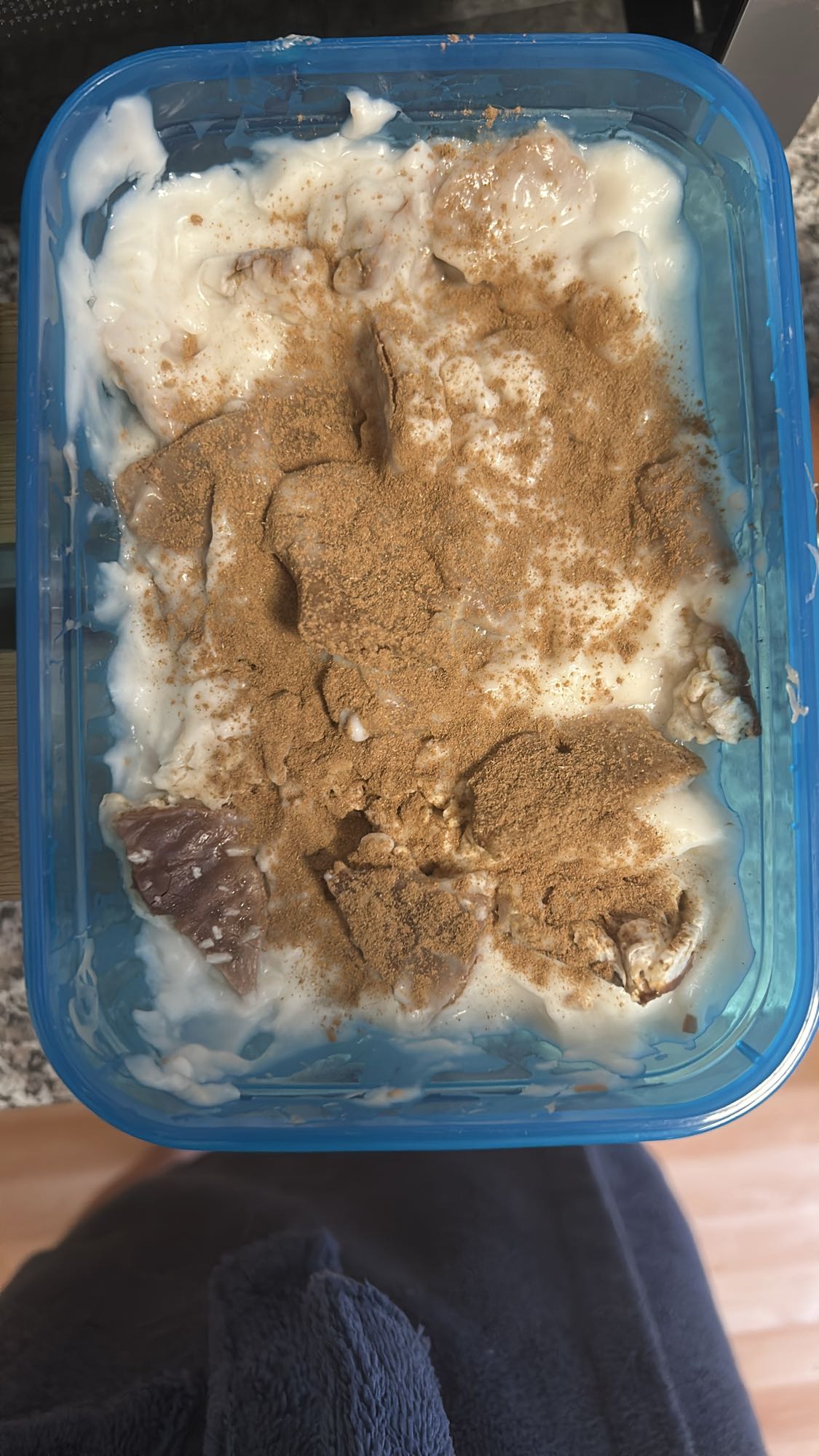 yogur con plátano y canela