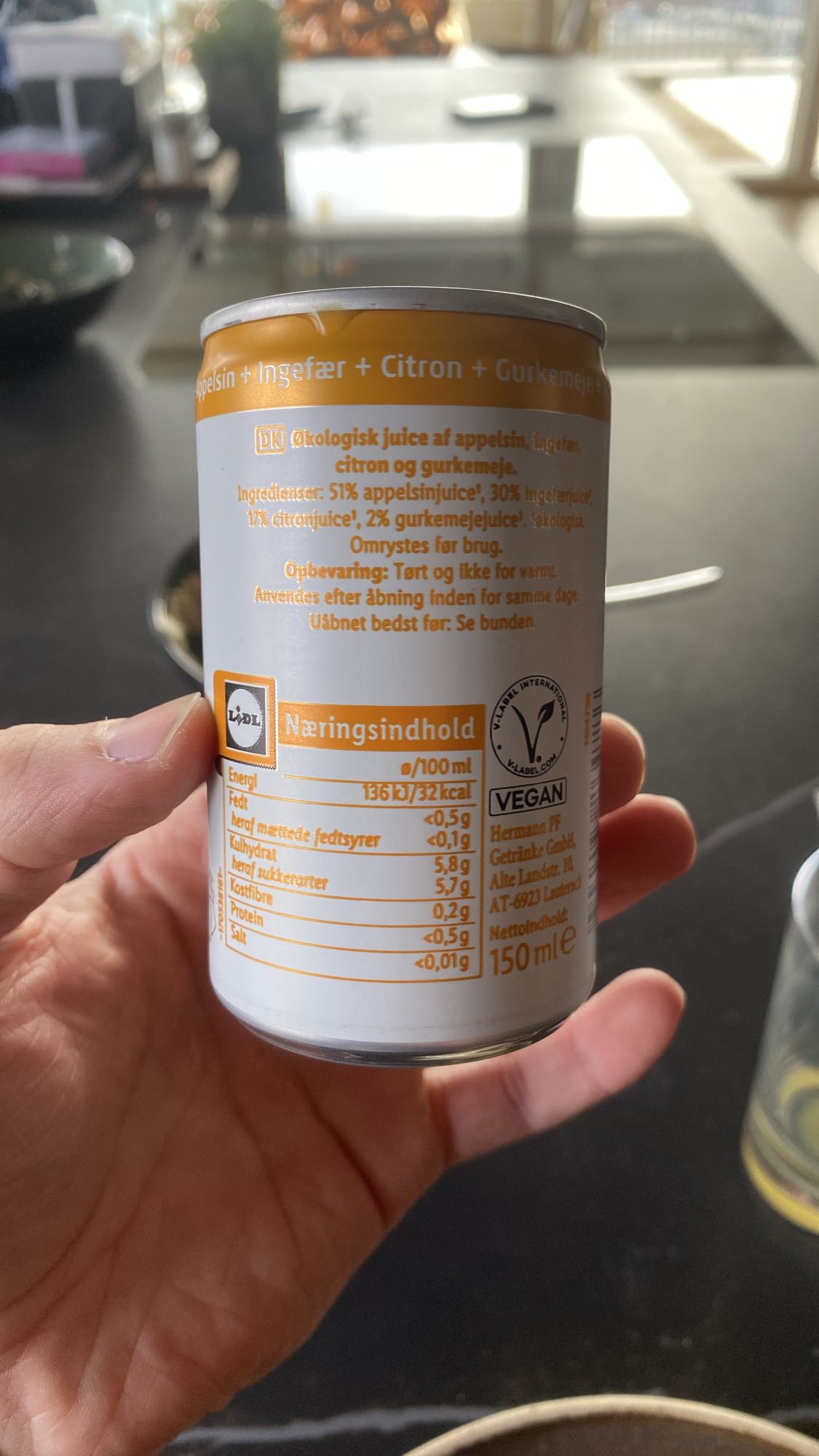 Appelsin Ingefær Juice