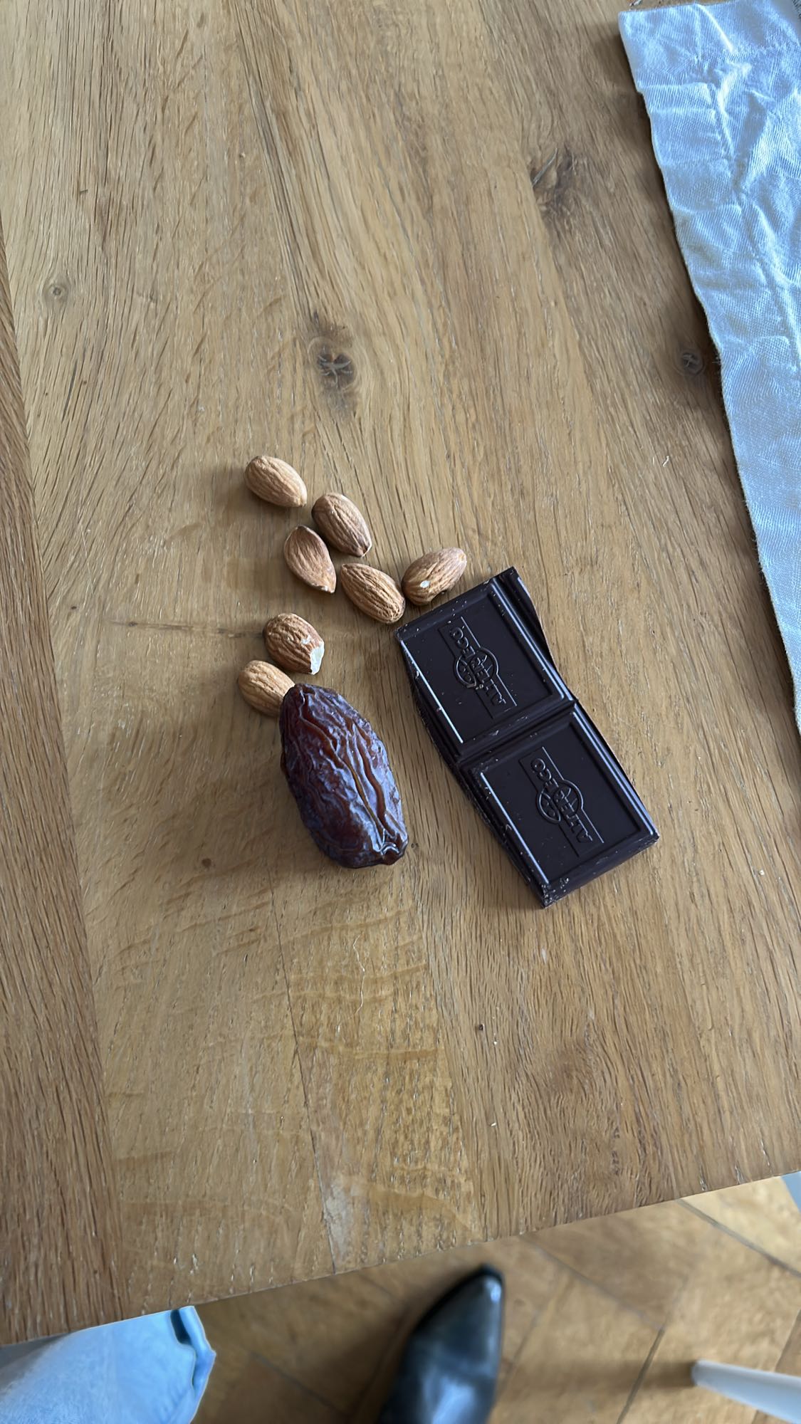 Snack chocolat et fruits