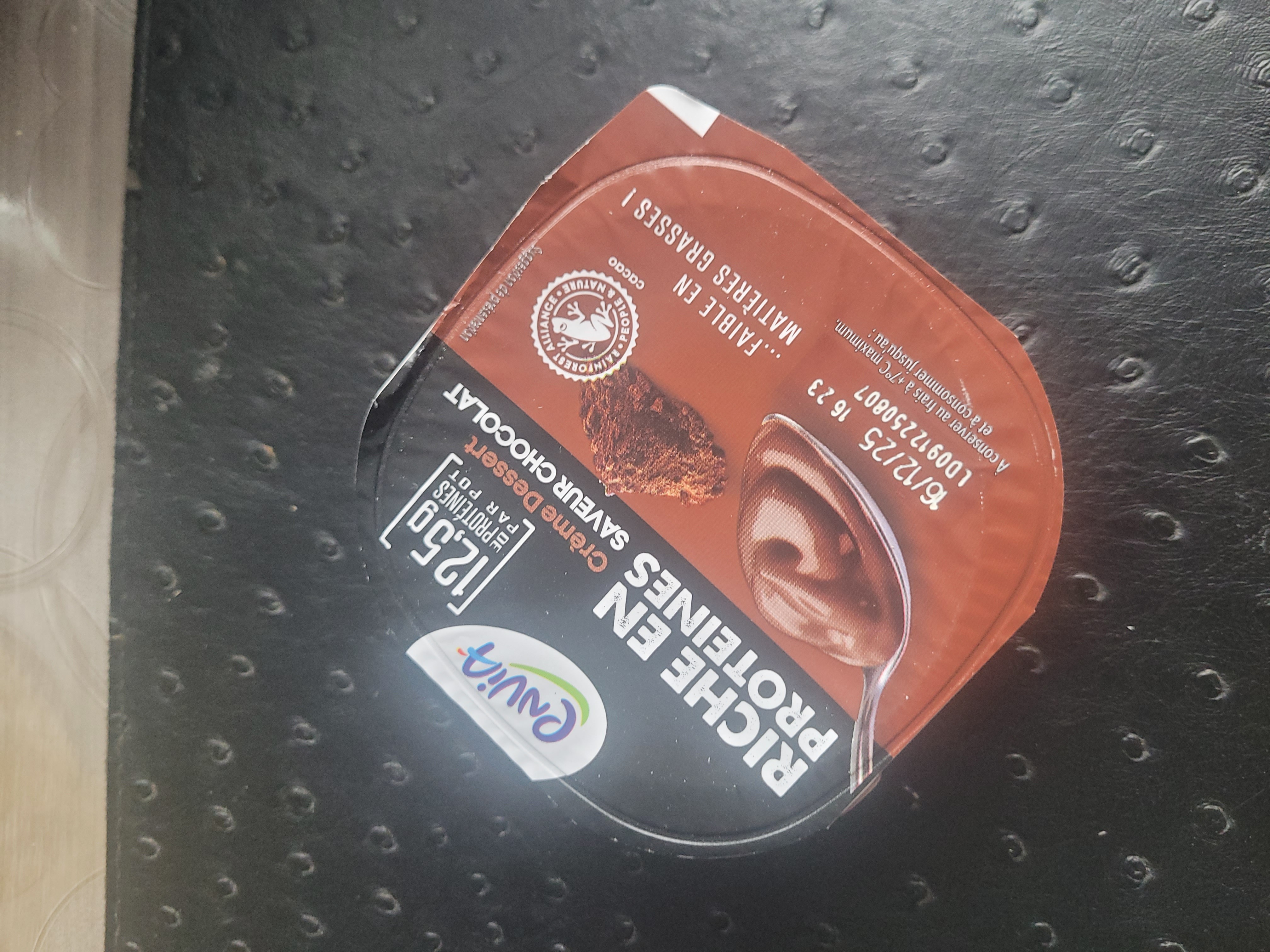 Dessert chocolat protéiné