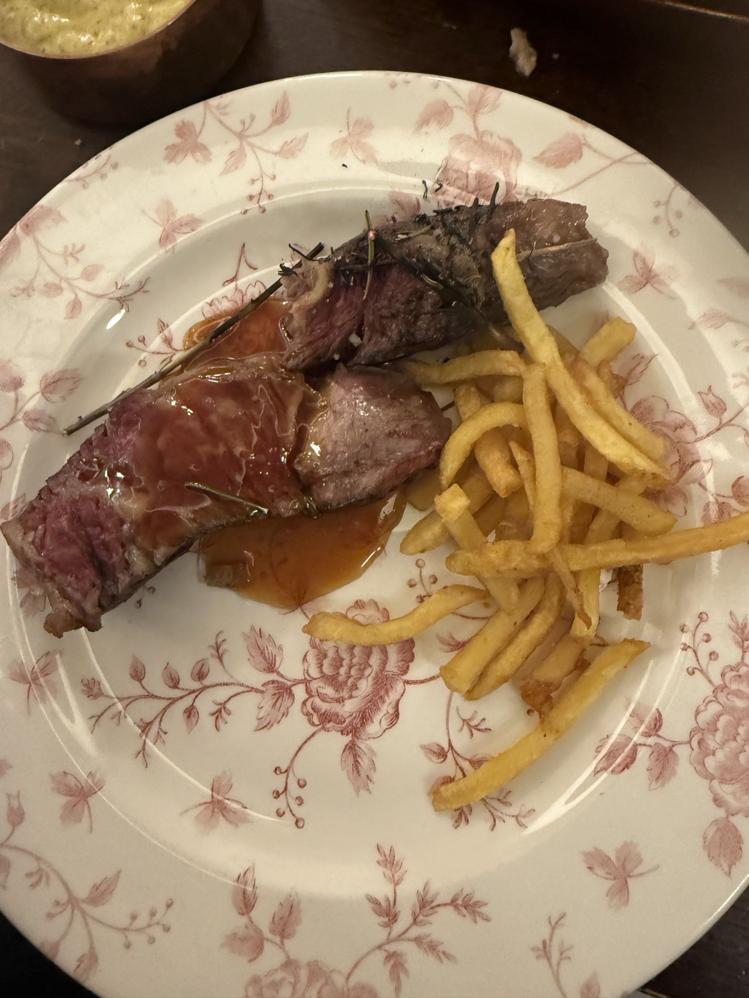 Steak frites sauce