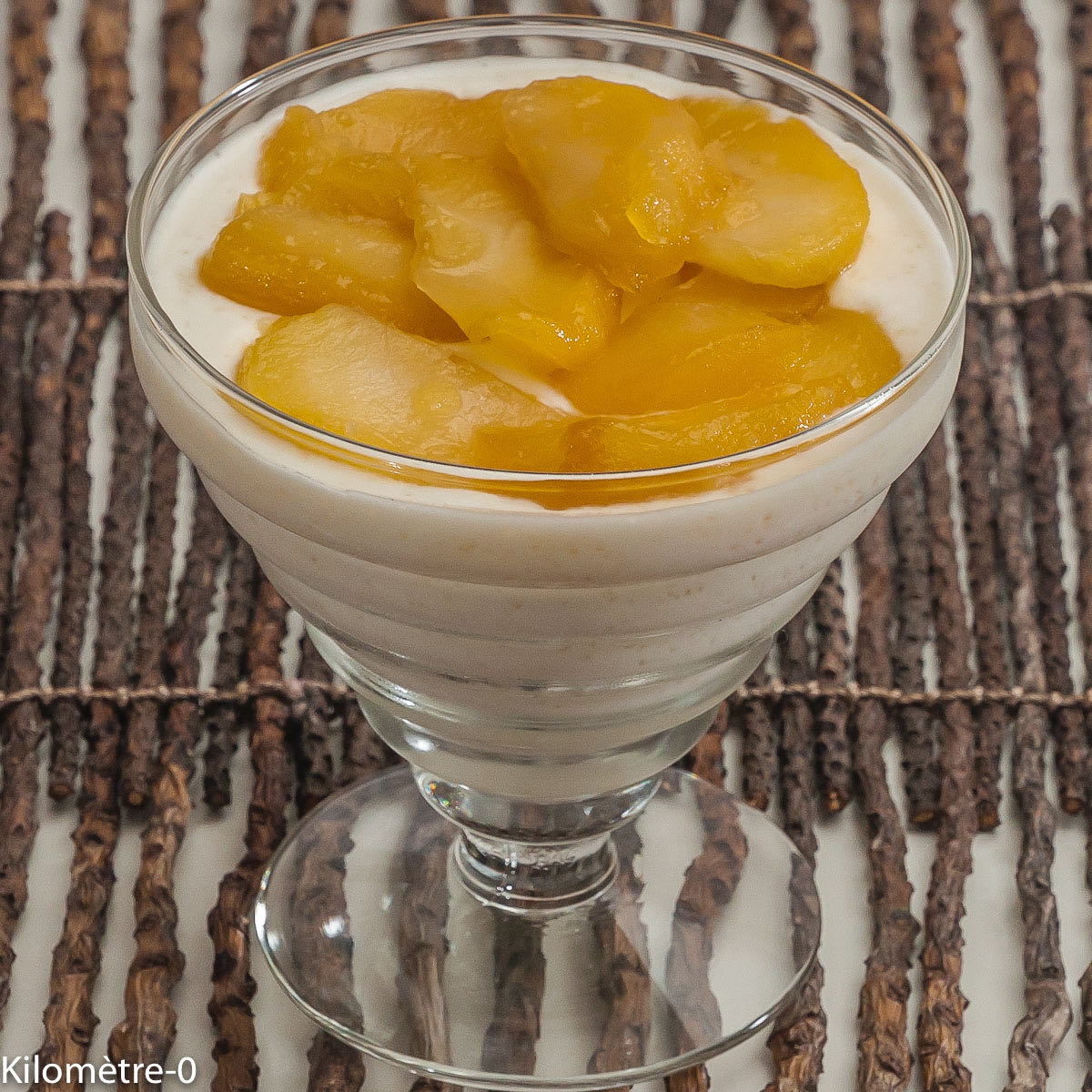 Verrine pomme et yaourt