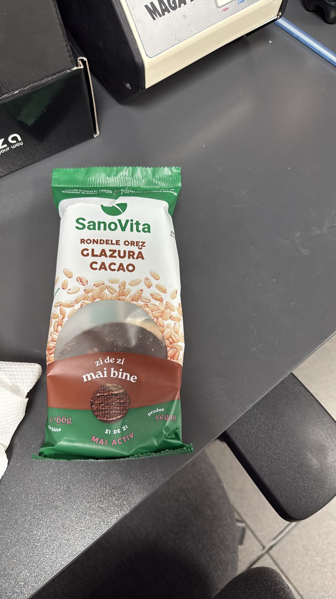 Rondele orez glazura cacao