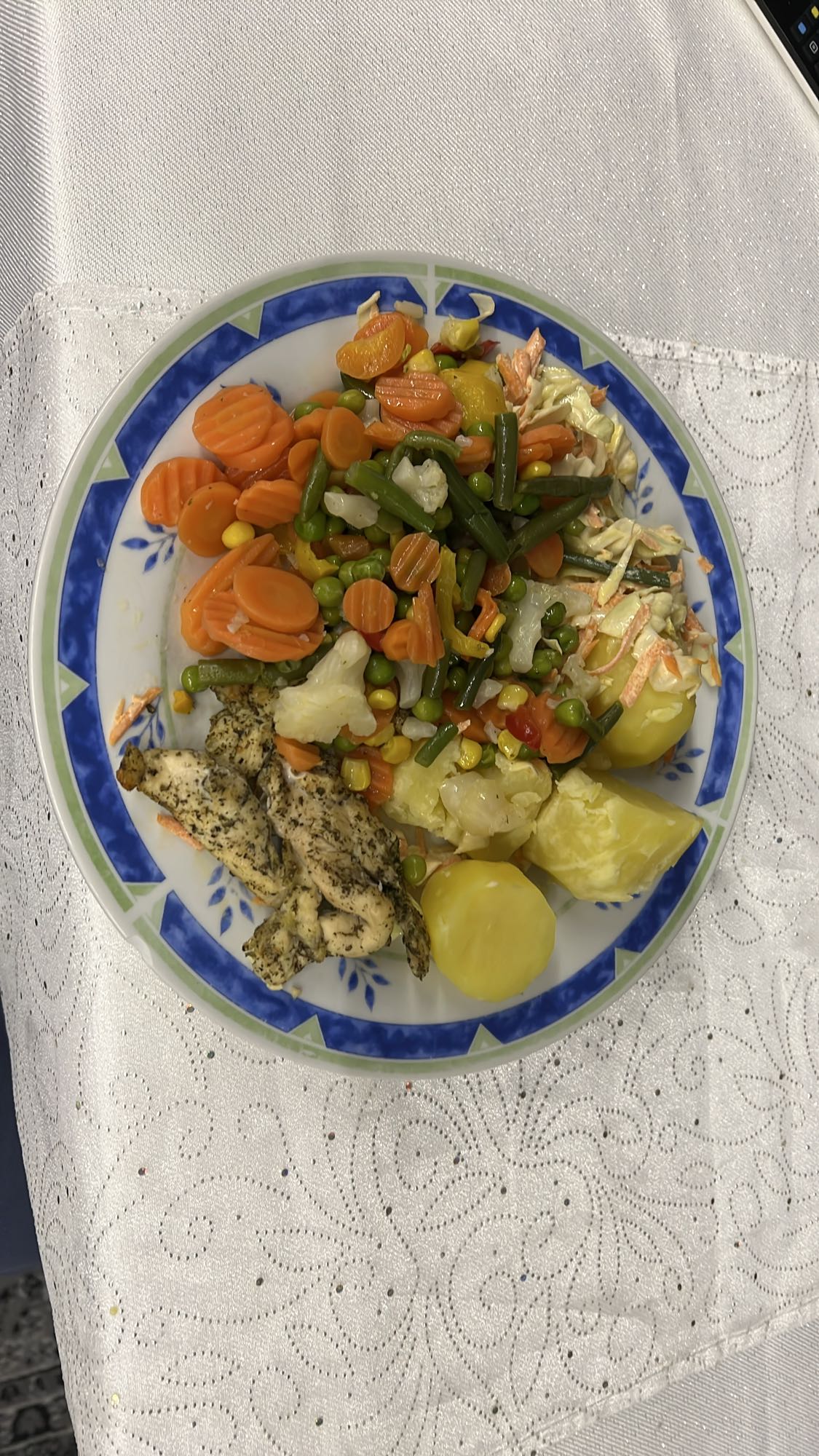 Warzywa z kurczakiem