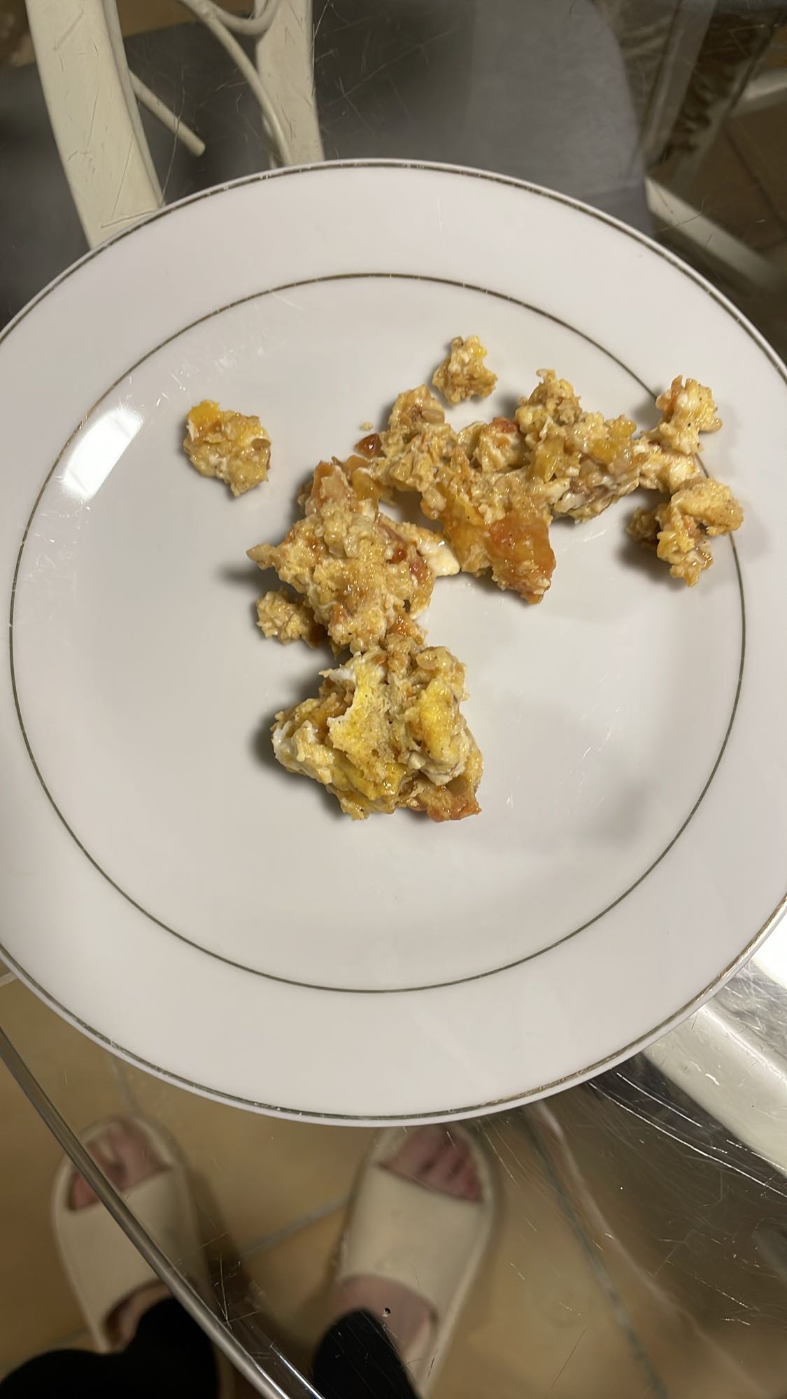 œufs brouillés aux légumes