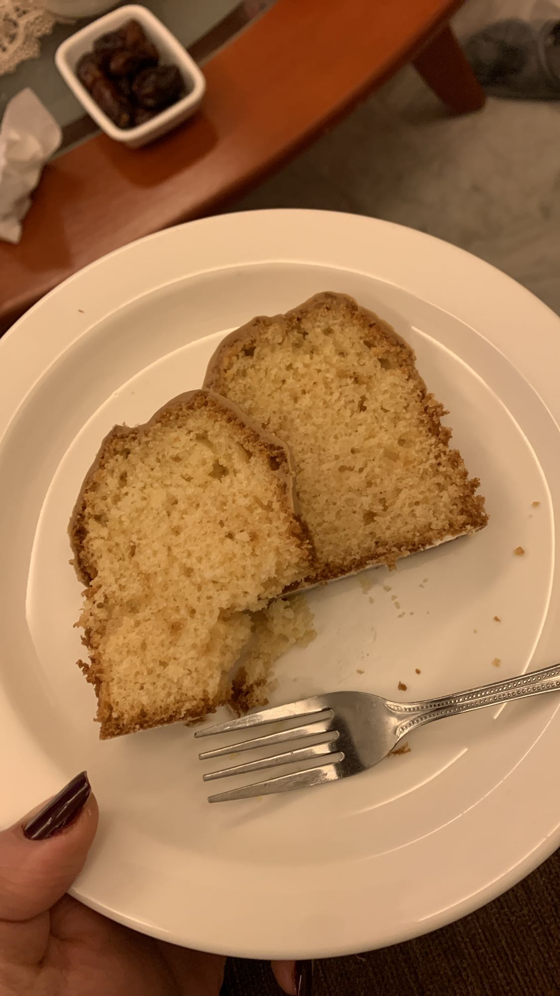 Vanilla Pound Cake Slices