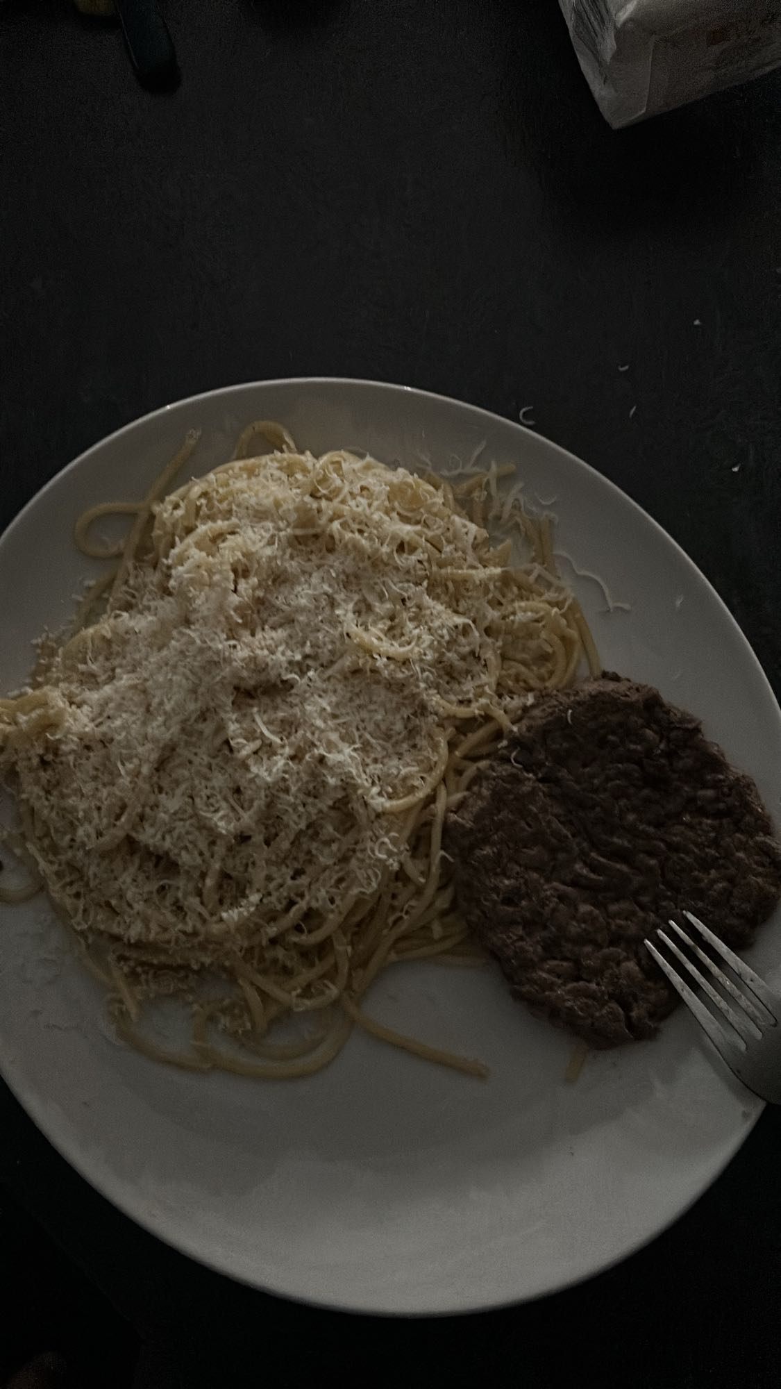 Spaghetti au steak