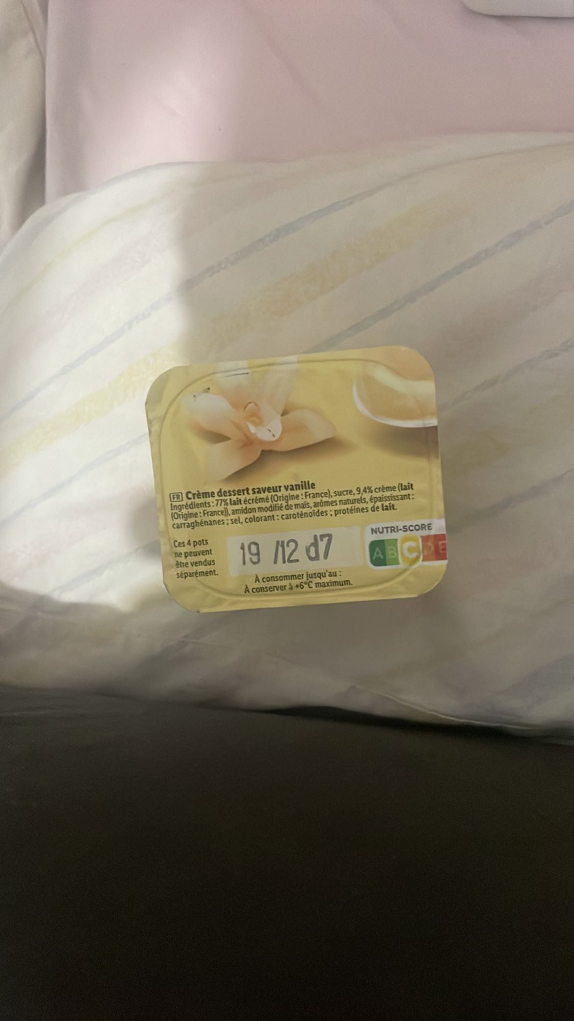 Crème vanille dessert