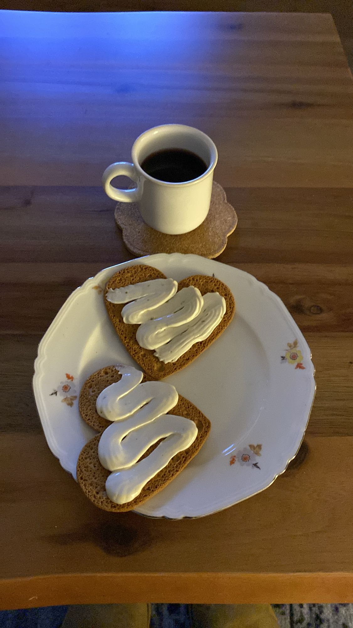 Kaffe och knäckebröd