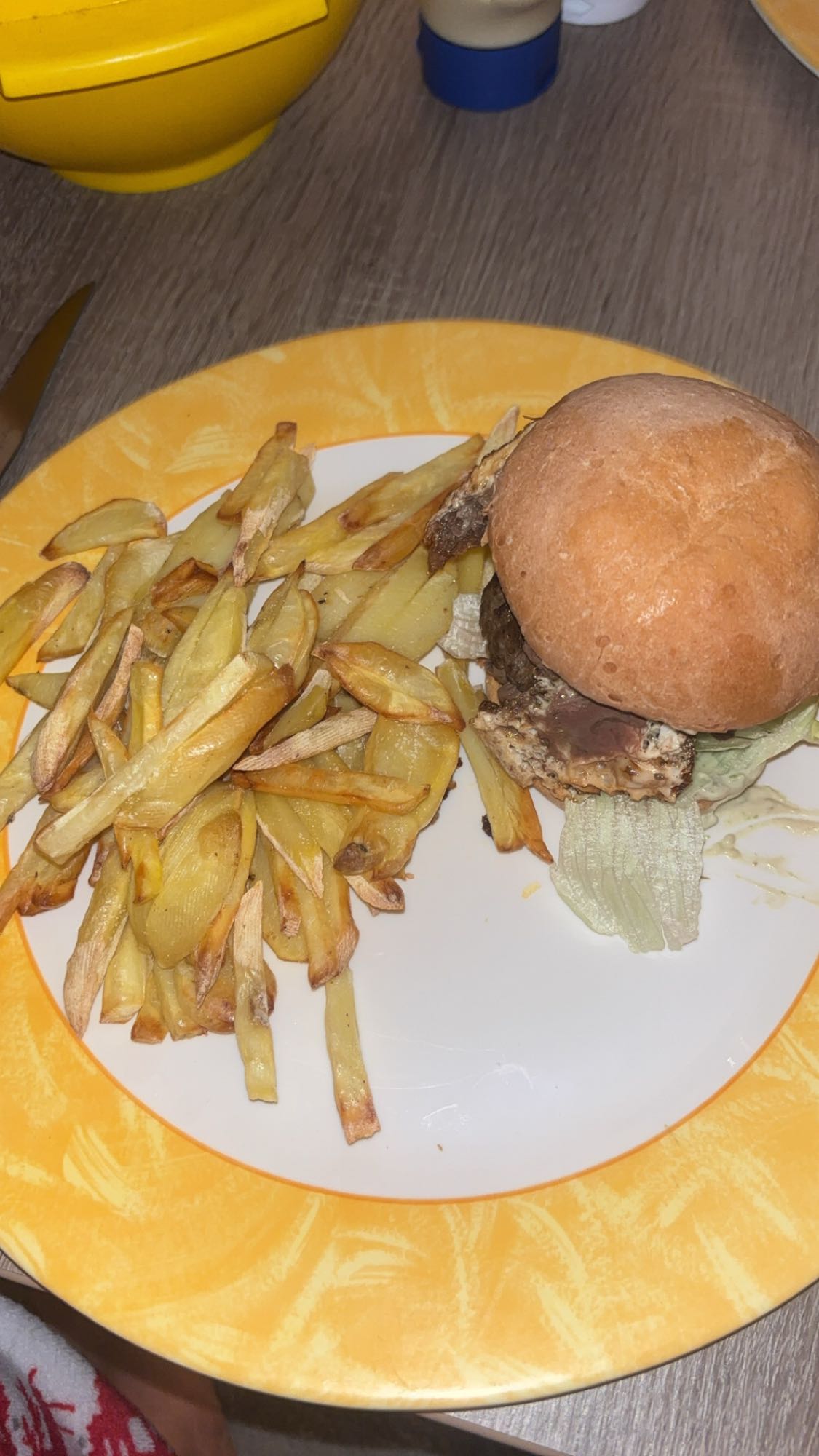 Burger et frites revisitées