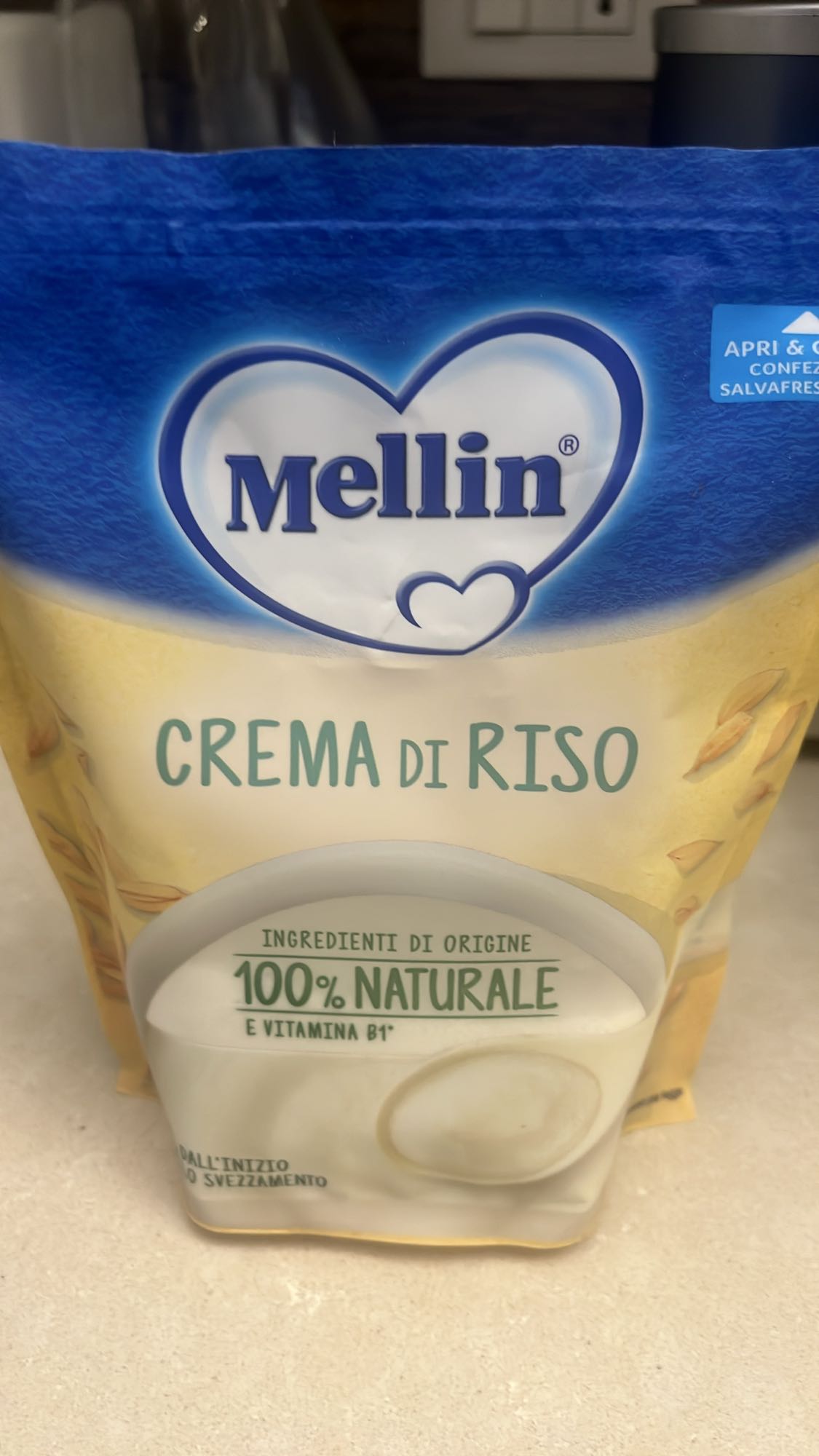 Crema di riso Mellin