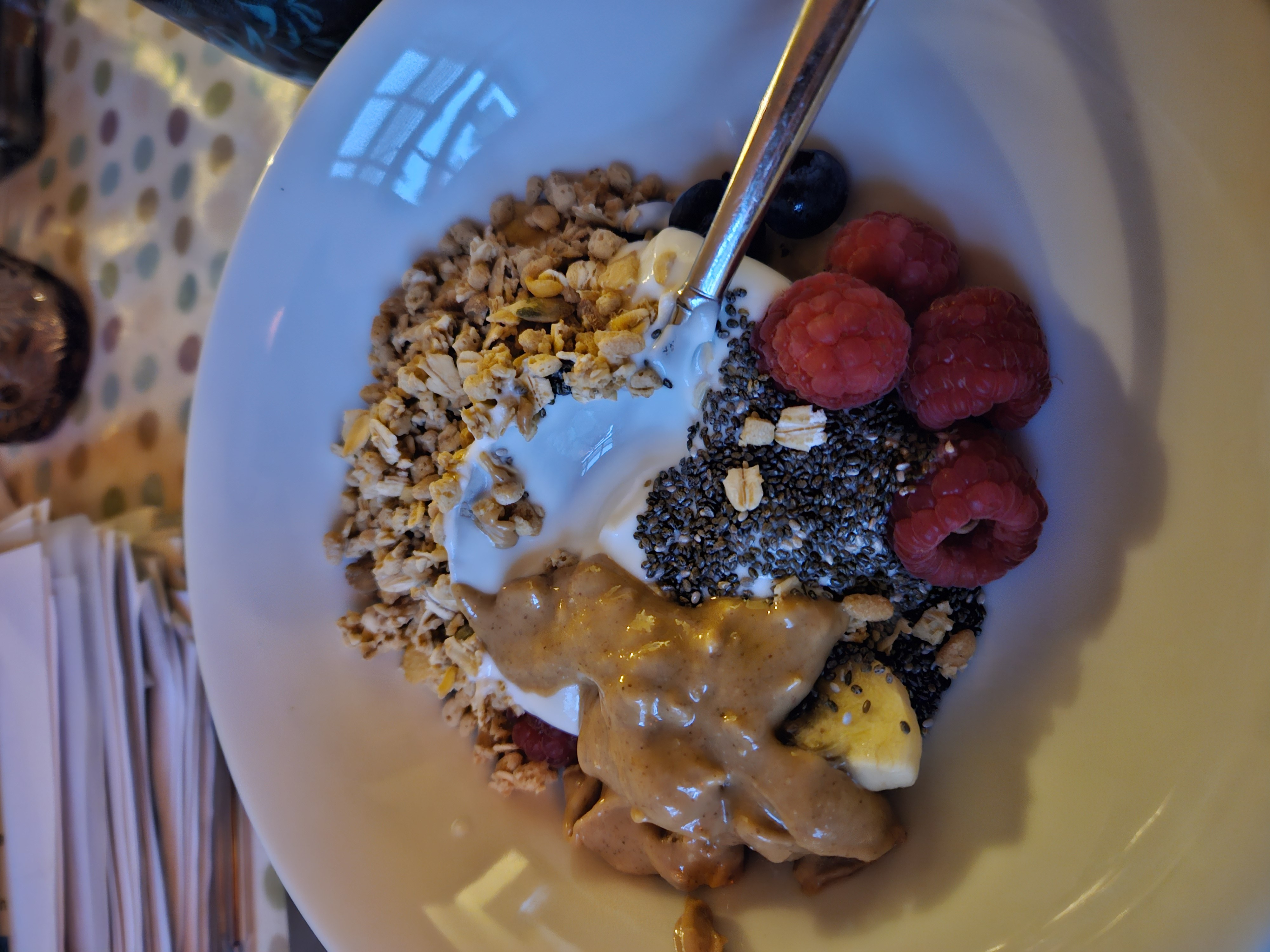 Yogurt Granola Fruit Bowl